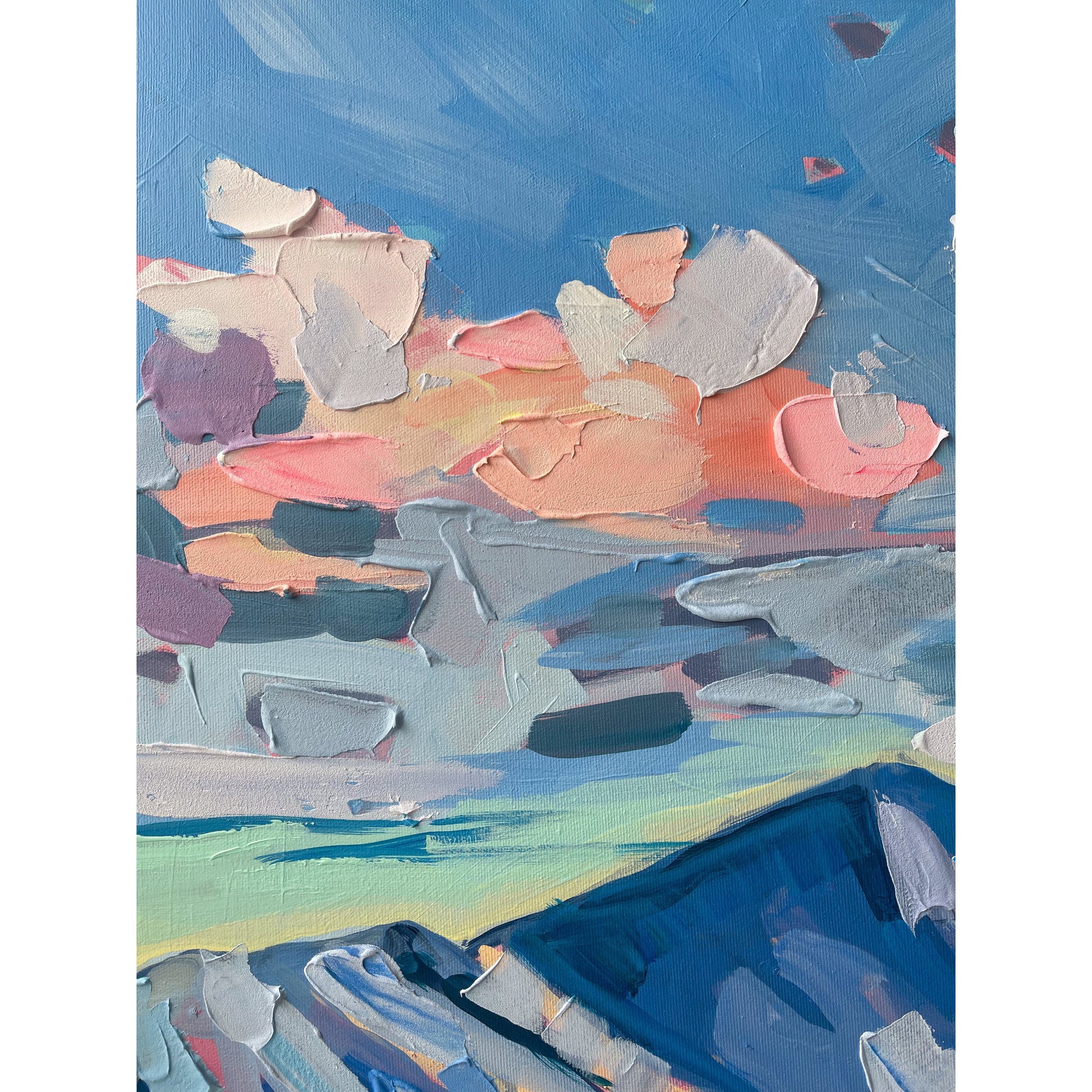 Mountain 8, 48x36-Original Painting-Amy Dixon Art + Design