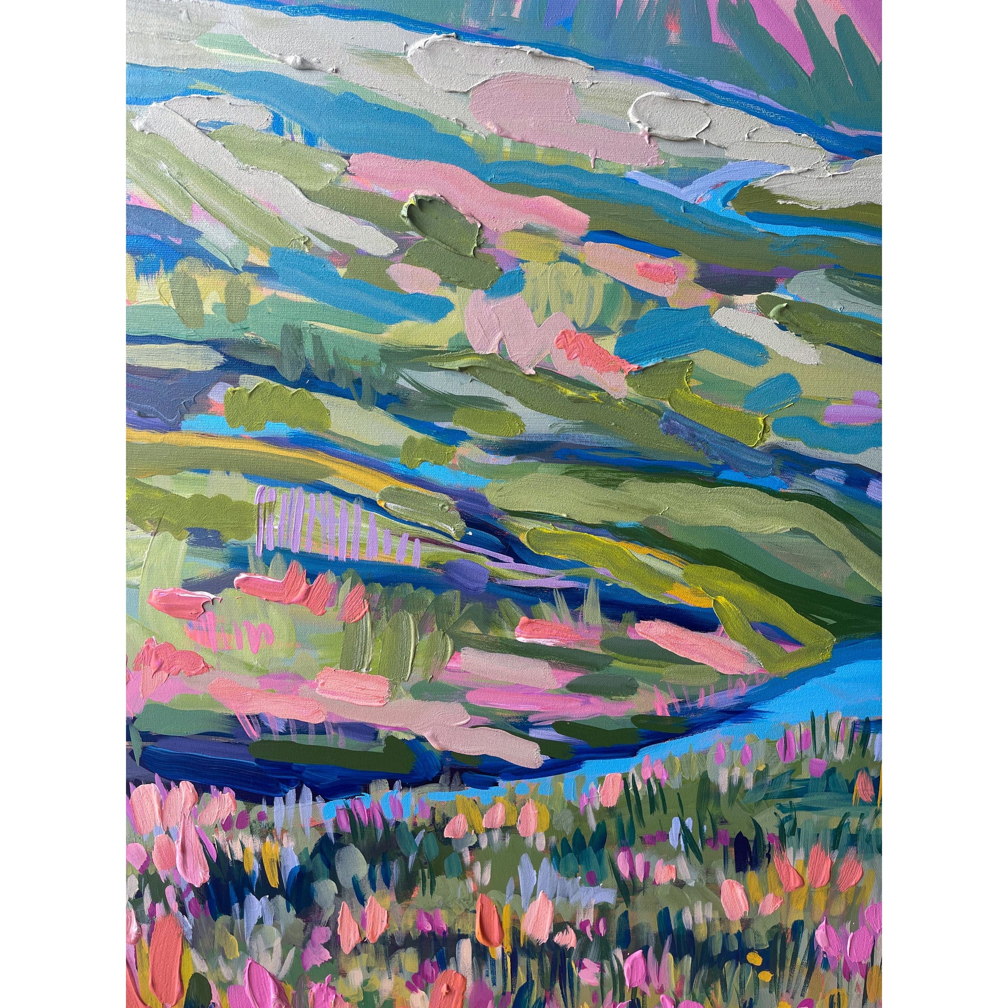 Mountain 6, 36x48-Original Painting-Amy Dixon Art + Design