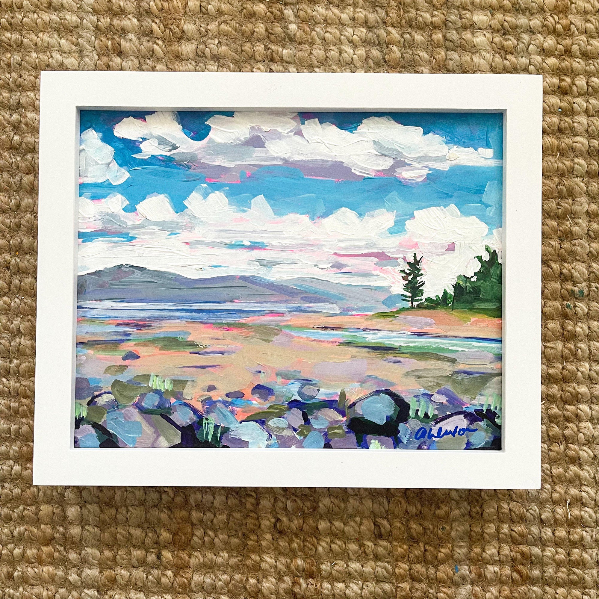 Qualicum Bay II | Original Painting | 8x10-Original Painting-Amy Dixon Art + Design