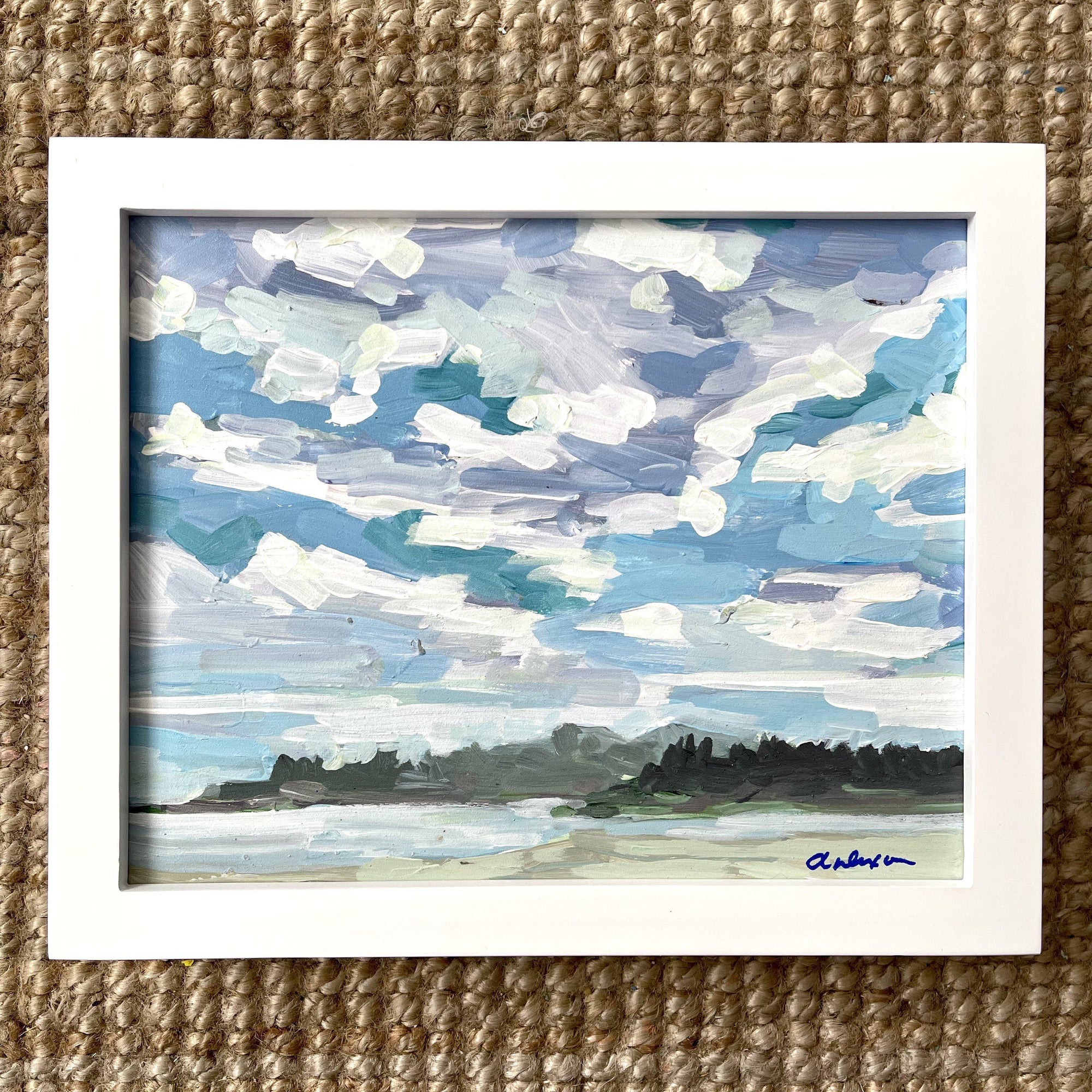 Rathtrevor Beach I | Original Painting | 8x10-Original Painting-Amy Dixon Art + Design