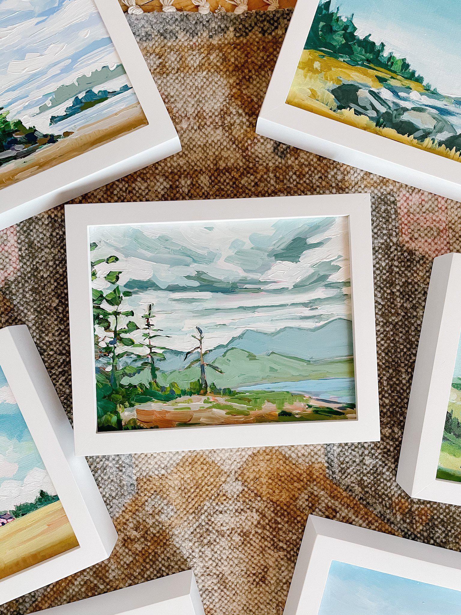 Rathtrevor Beach II | Original Painting | 8x10-Original Painting-Amy Dixon Art + Design