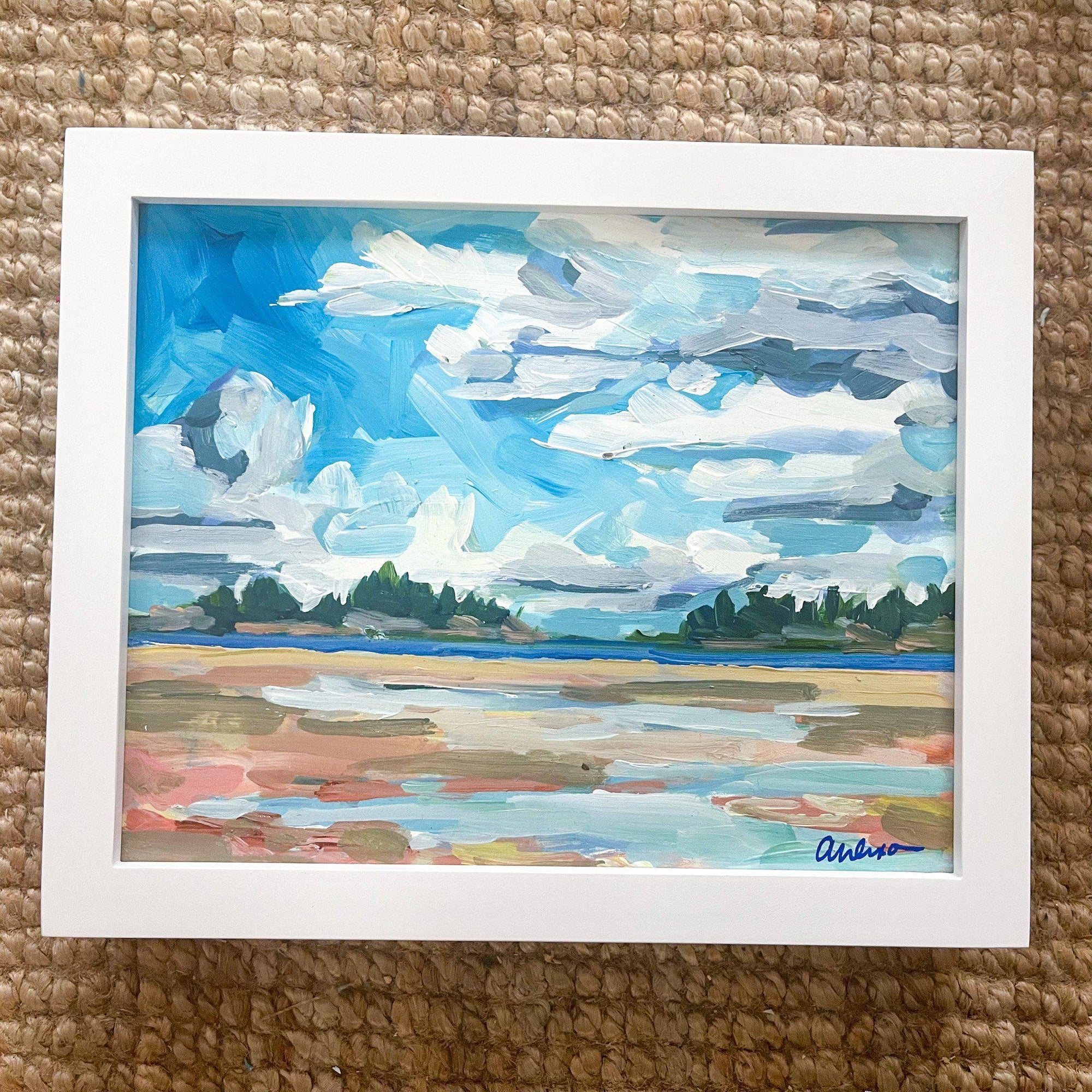 Rathtrevor Beach III | Original Painting | 8x10-Original Painting-Amy Dixon Art + Design