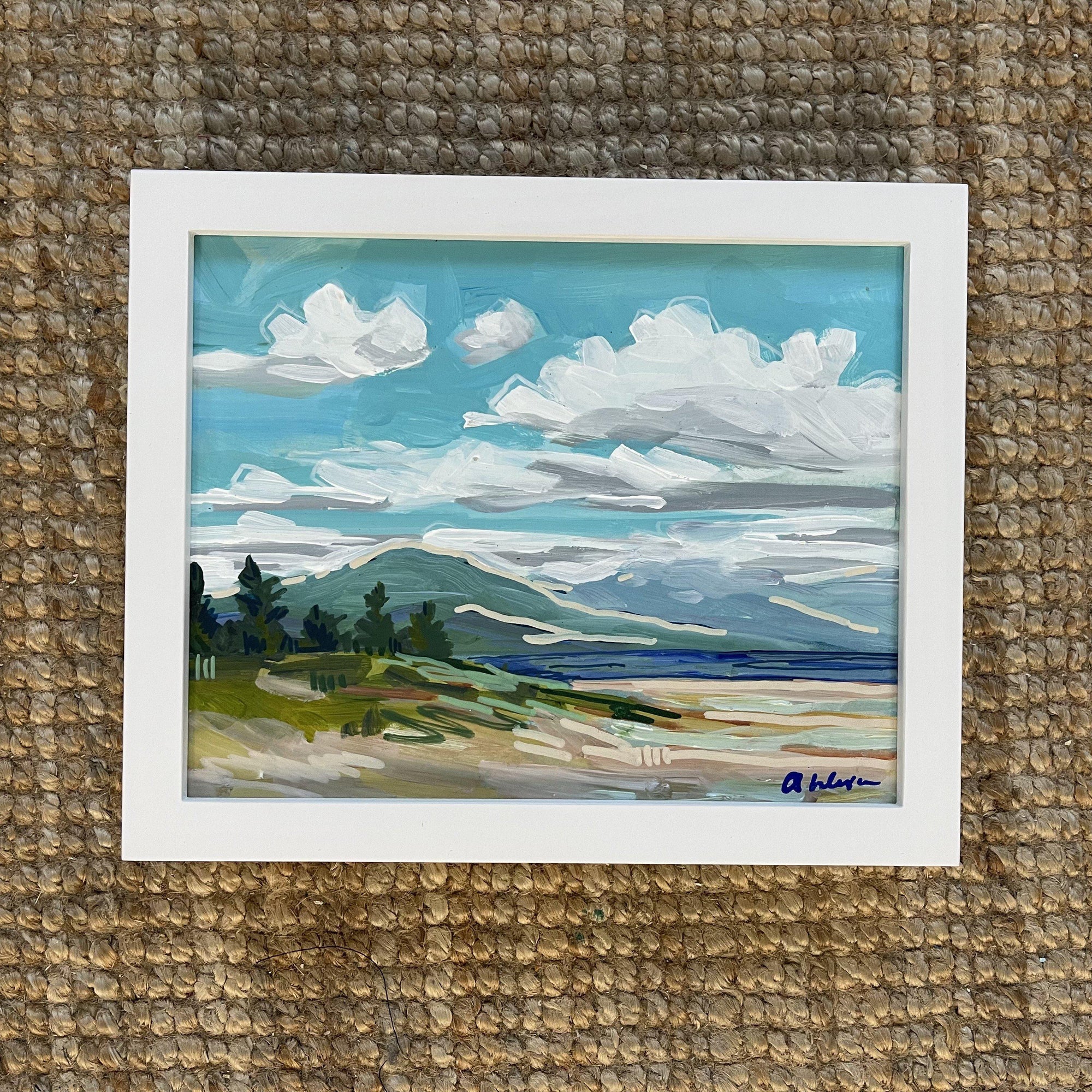 Rathtrevor Beach IV | Original Painting | 8x10-Original Painting-Amy Dixon Art + Design