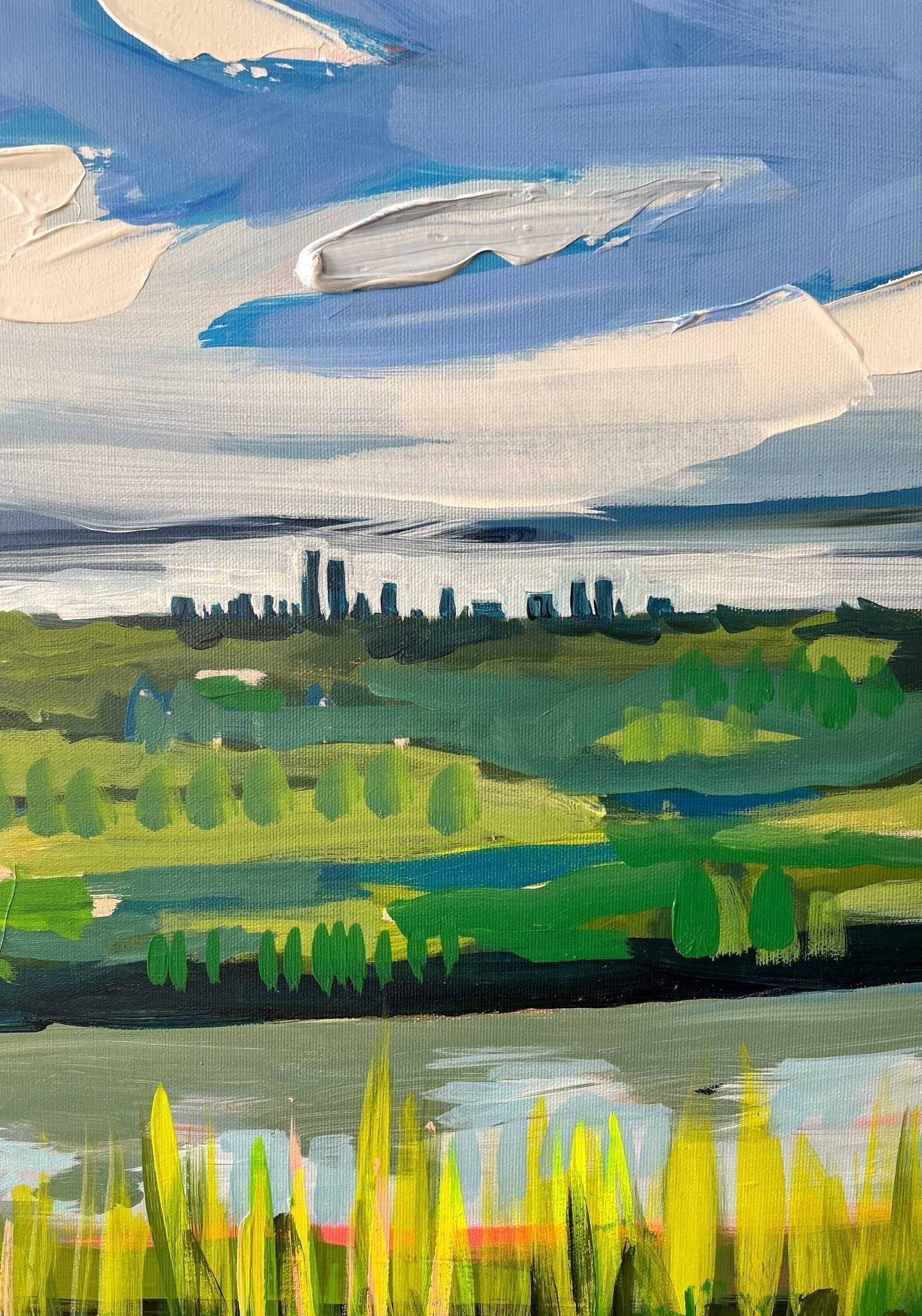 Ravine | Original Painting | 24x72-Original Painting-Amy Dixon Art + Design
