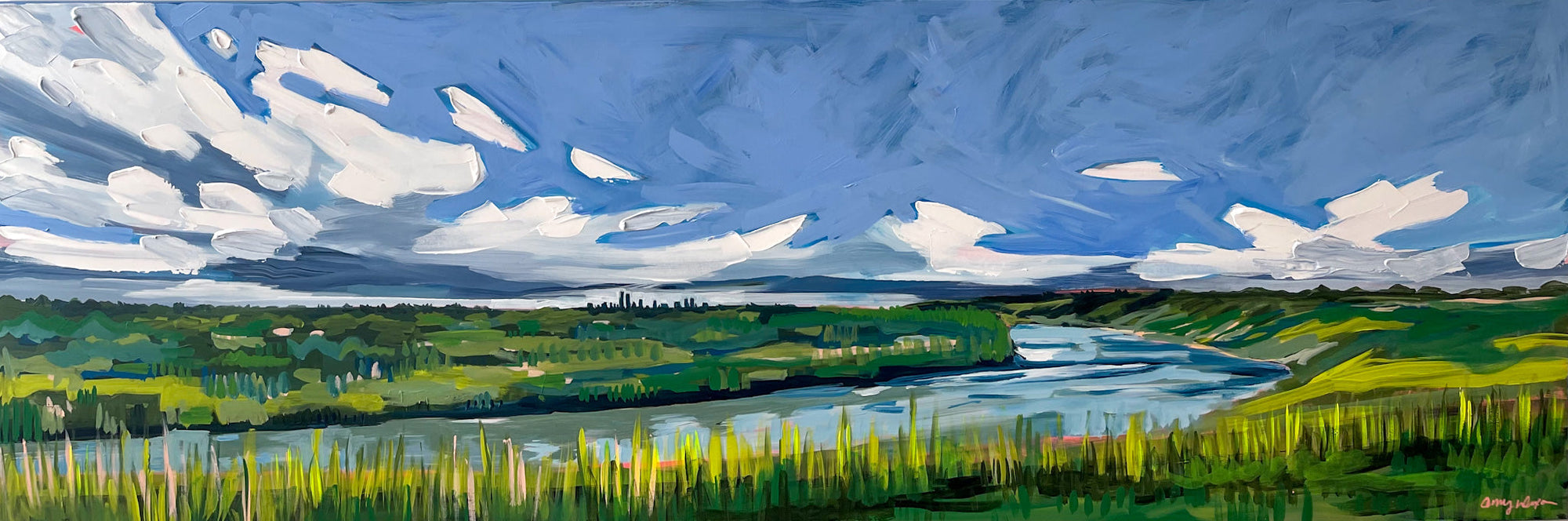Ravine | Original Painting | 24x72-Original Painting-Amy Dixon Art + Design
