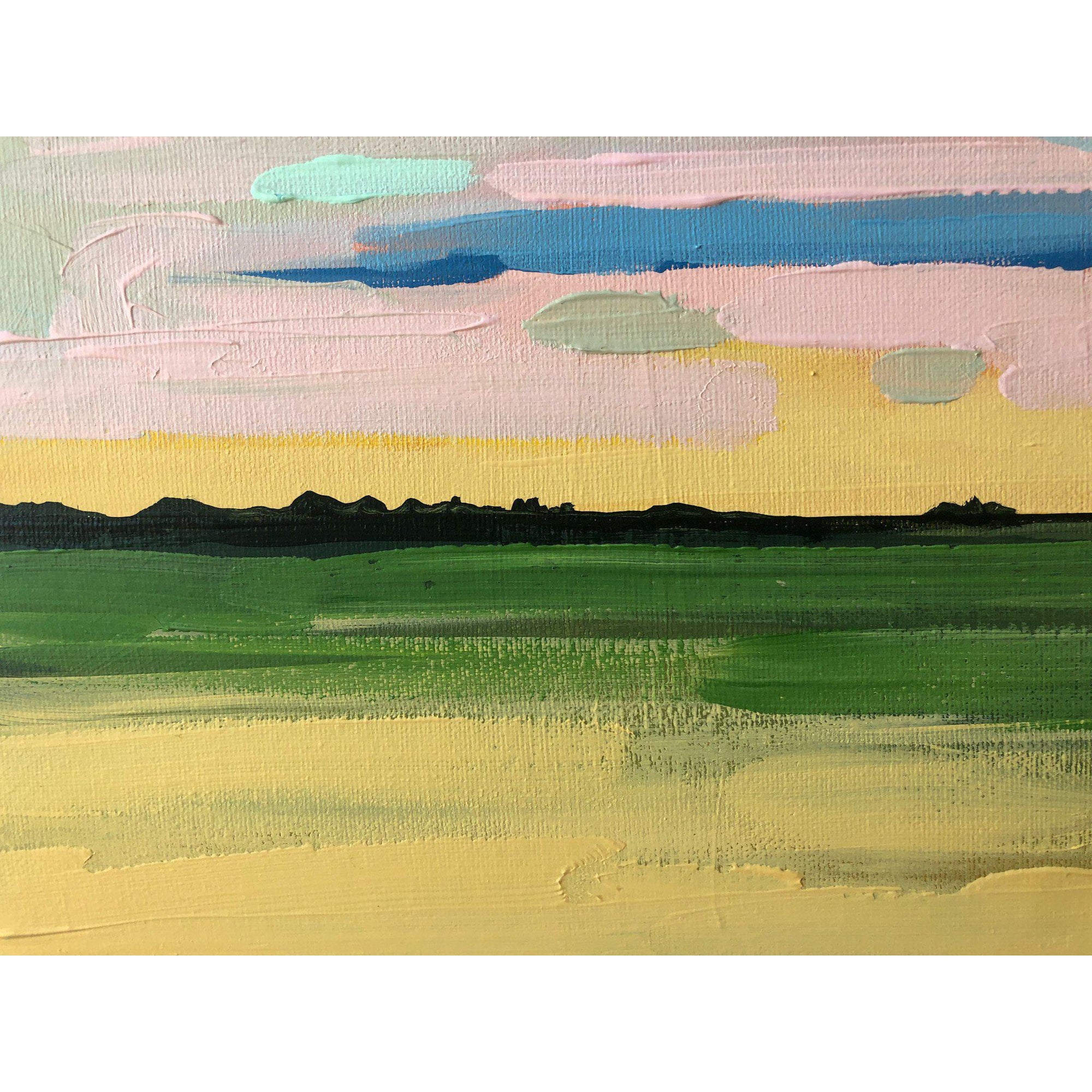 Amy Dixon art artist edmonton alberta prairie landscape storm clouds