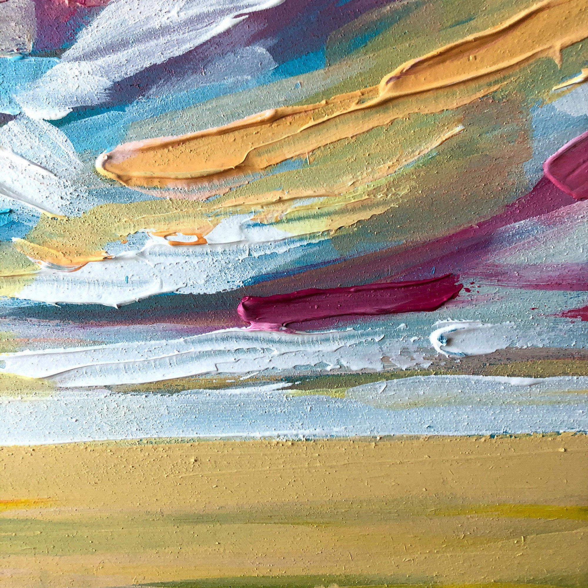 Edmonton Artist Amy Dixon Art Rise II, 20"-Original Painting