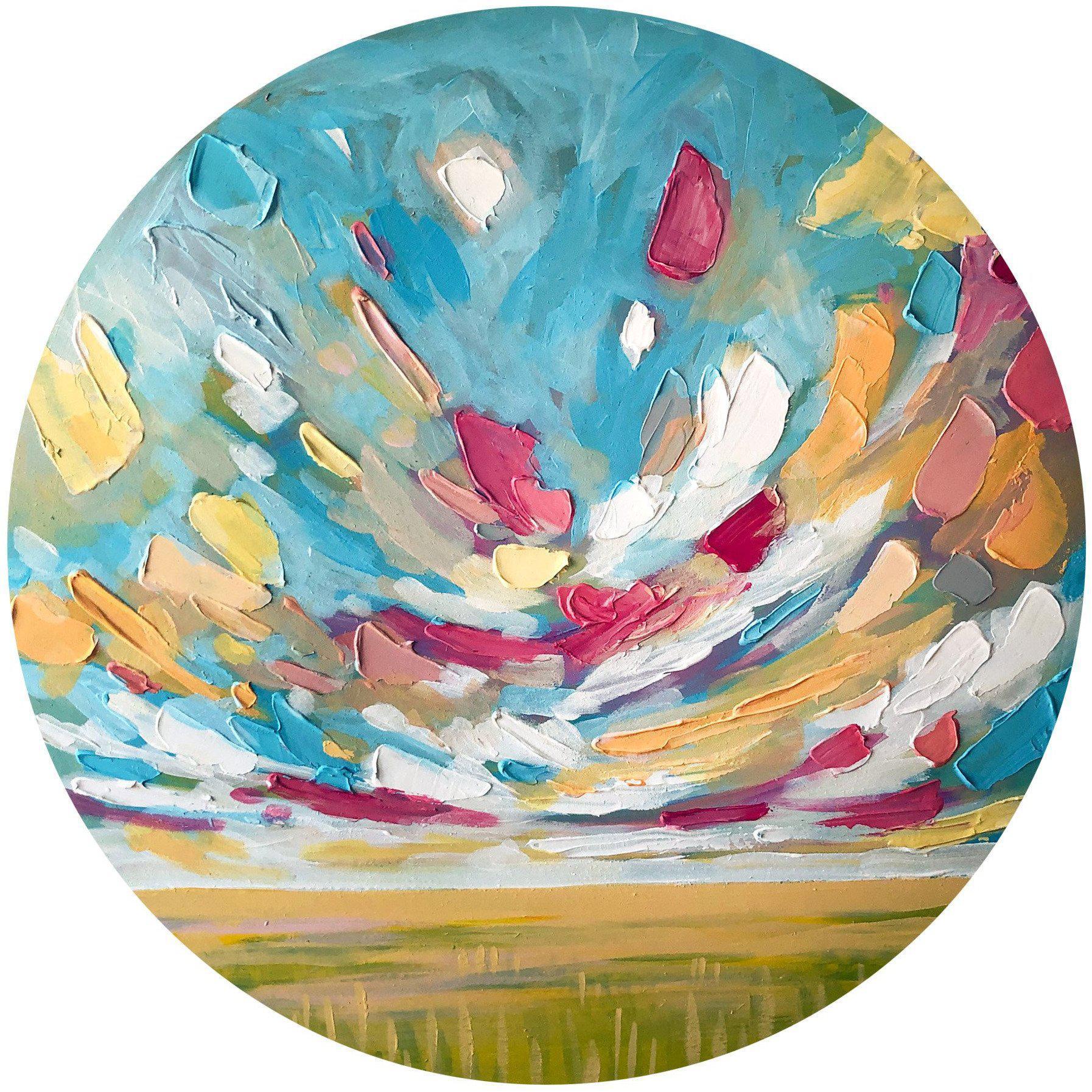 Edmonton Artist Amy Dixon Art Rise II, 20"-Original Painting