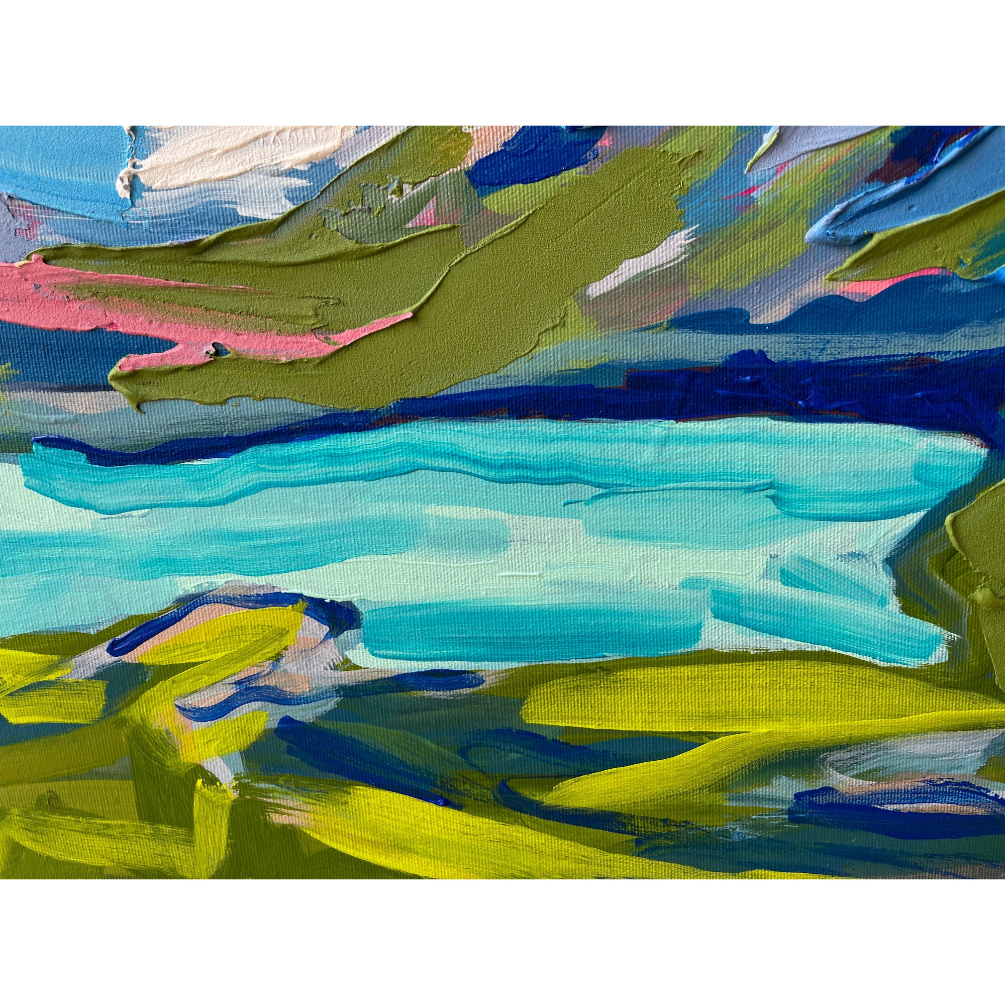 Mountain 3, 36x24-Original Painting-Amy Dixon Art + Design