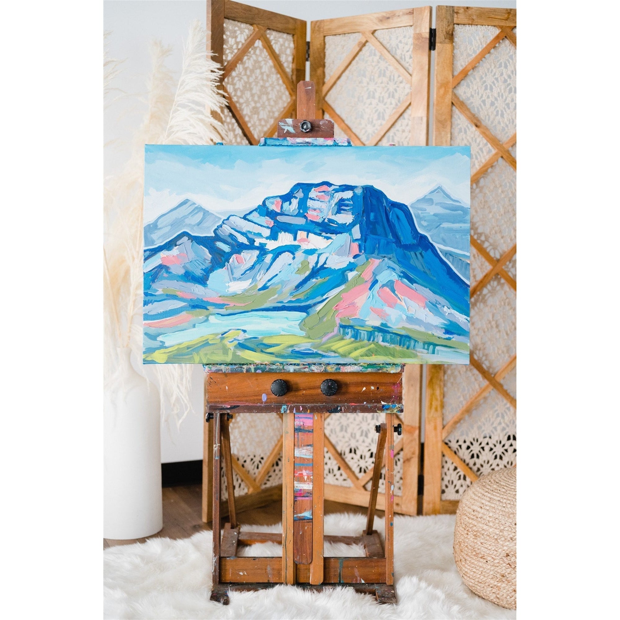 Mountain 3, 36x24-Original Painting-Amy Dixon Art + Design