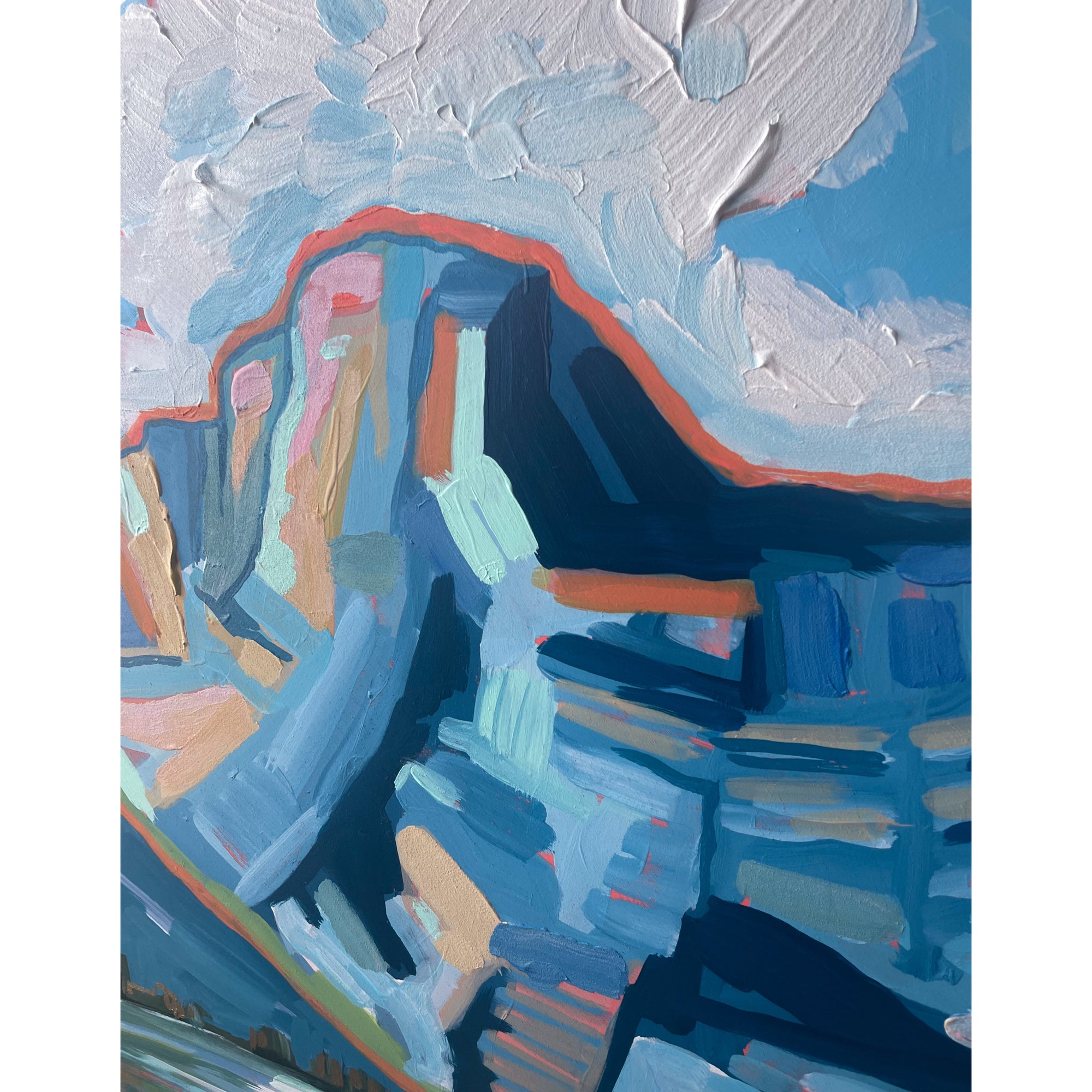Take a Breath, 32"-Original Painting-Amy Dixon Art + Design