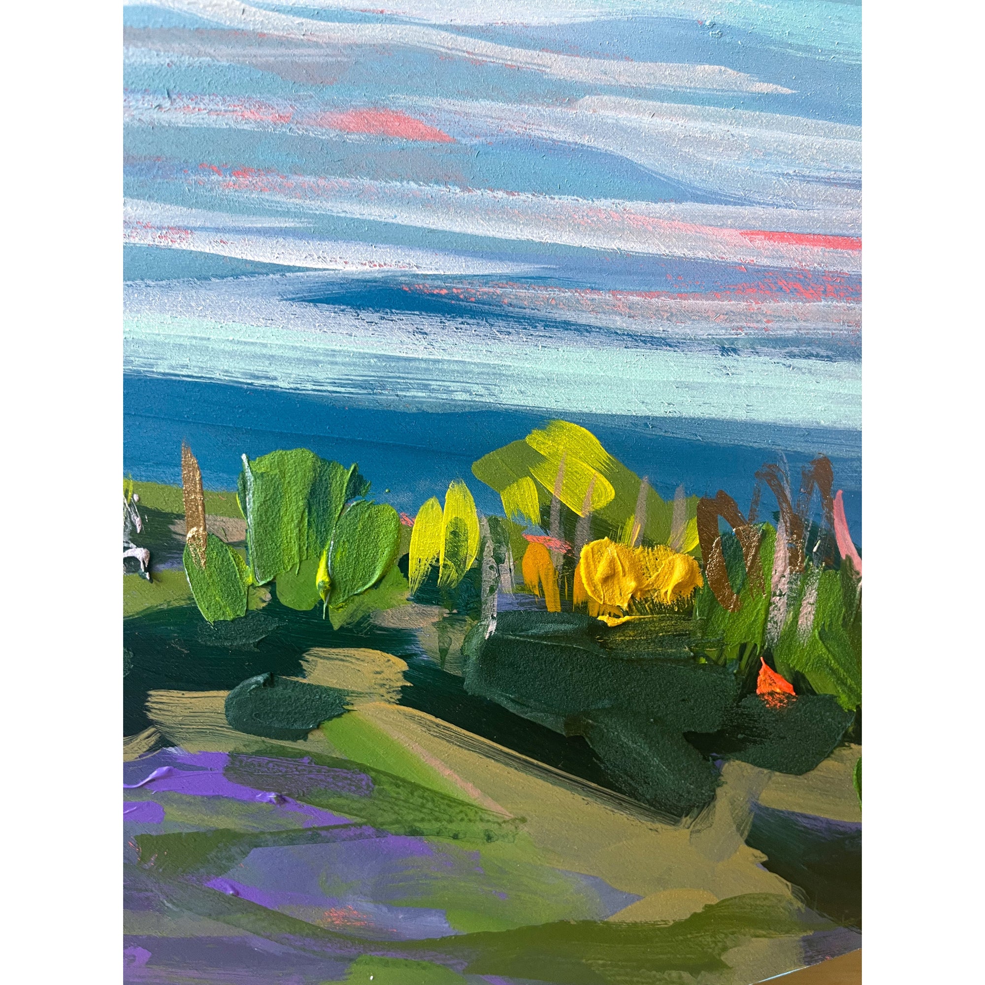 Take a Breath, 32"-Original Painting-Amy Dixon Art + Design