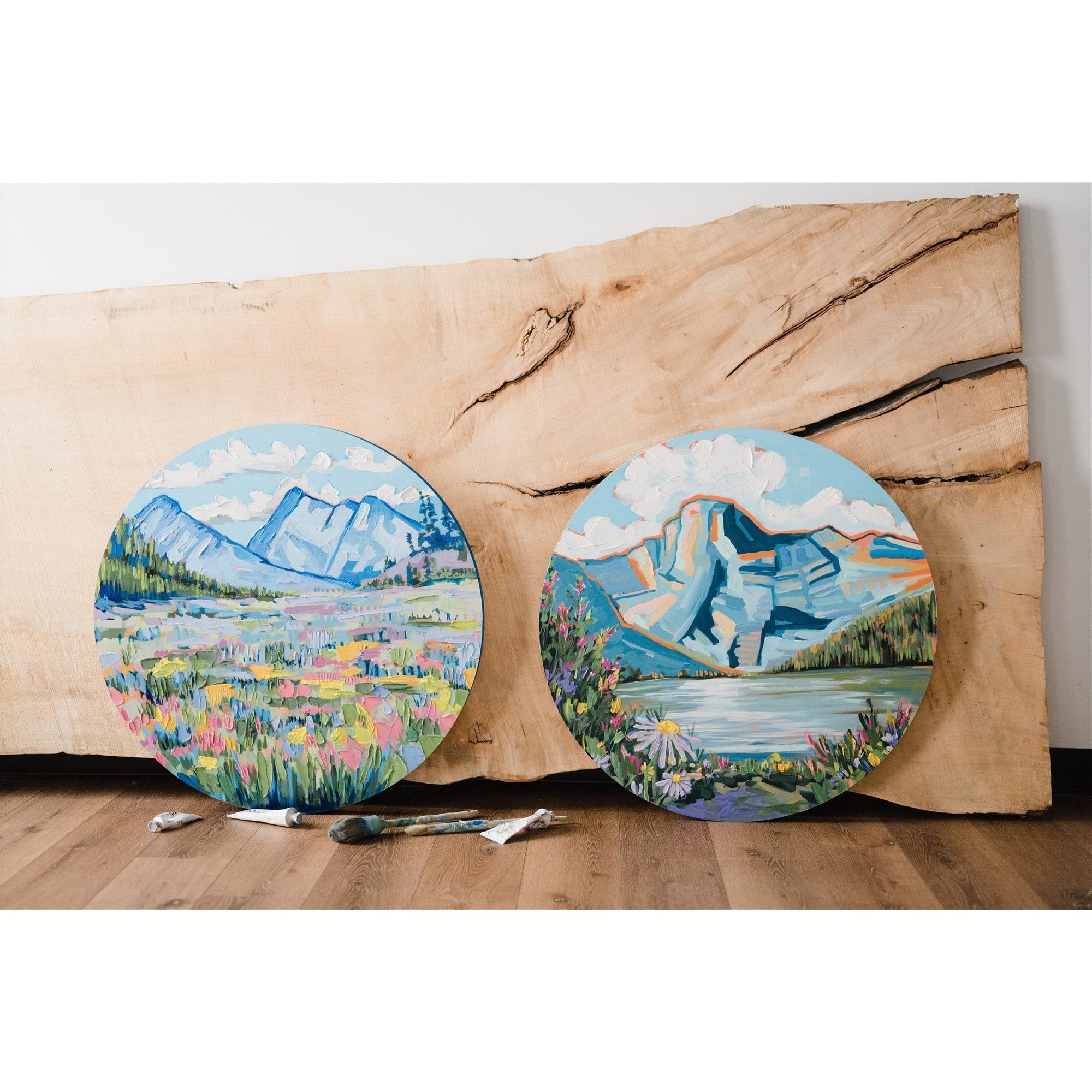 Mountain 11, 32"-Original Painting-Amy Dixon Art + Design
