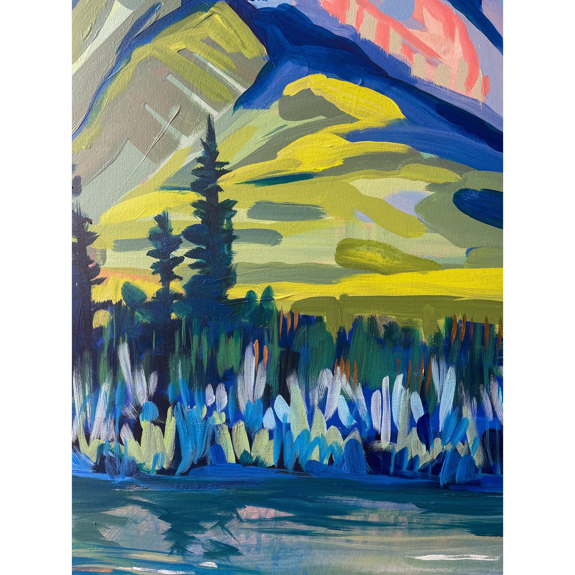 Mountain 7, 36x48-Original Painting-Amy Dixon Art + Design