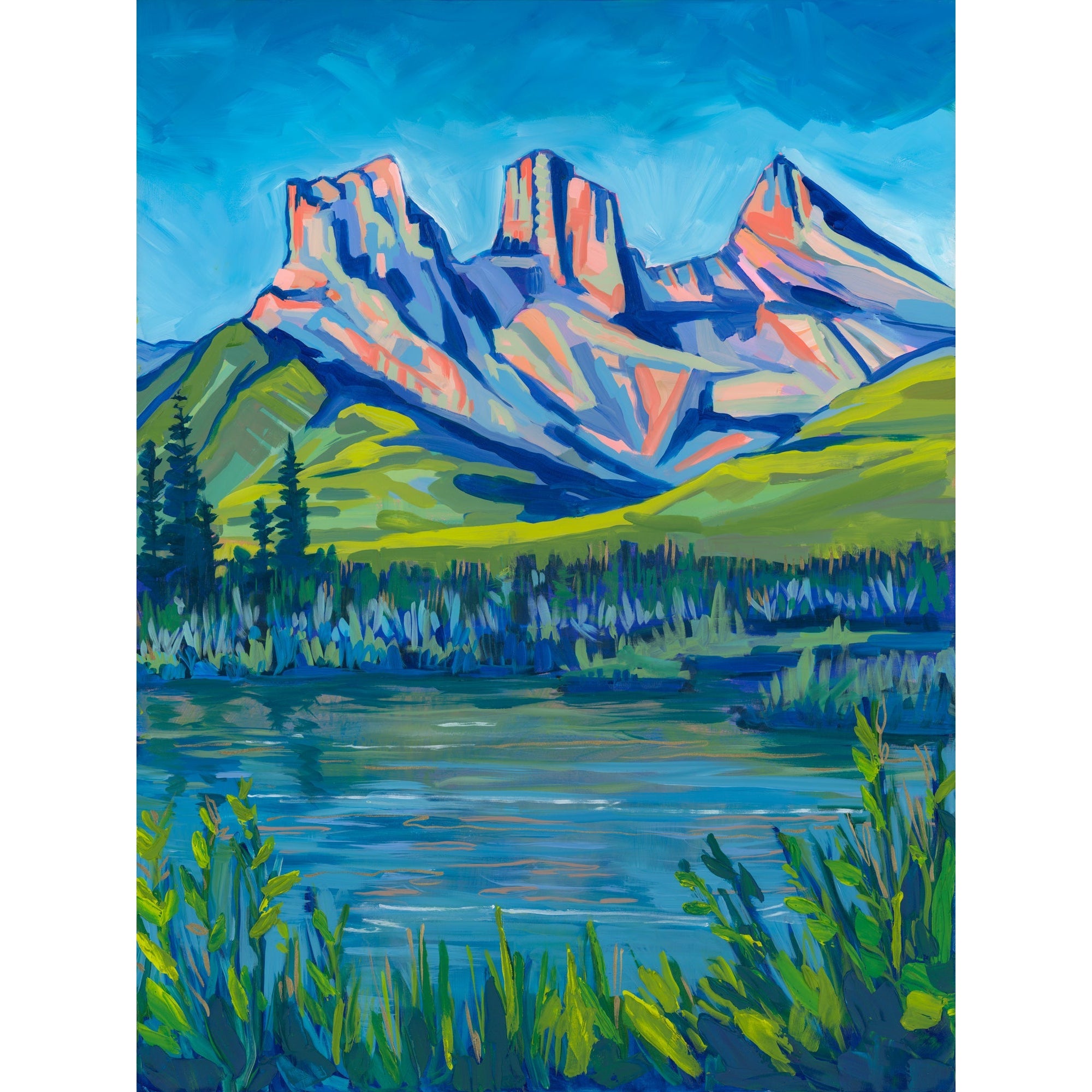 Three Sisters III, 36x48-Original Painting-Amy Dixon Art + Design