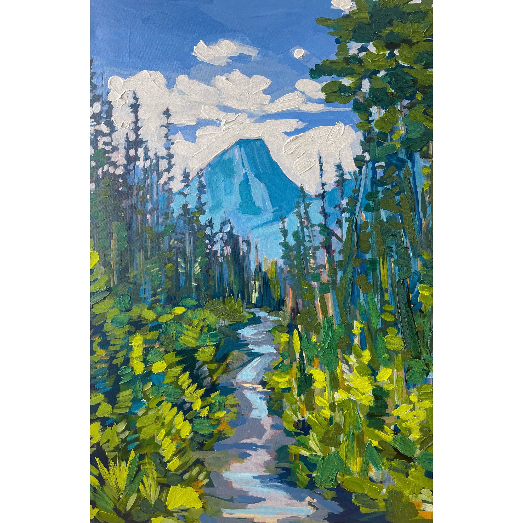 Mountain 1, 24x36-Original Painting-Amy Dixon Art + Design
