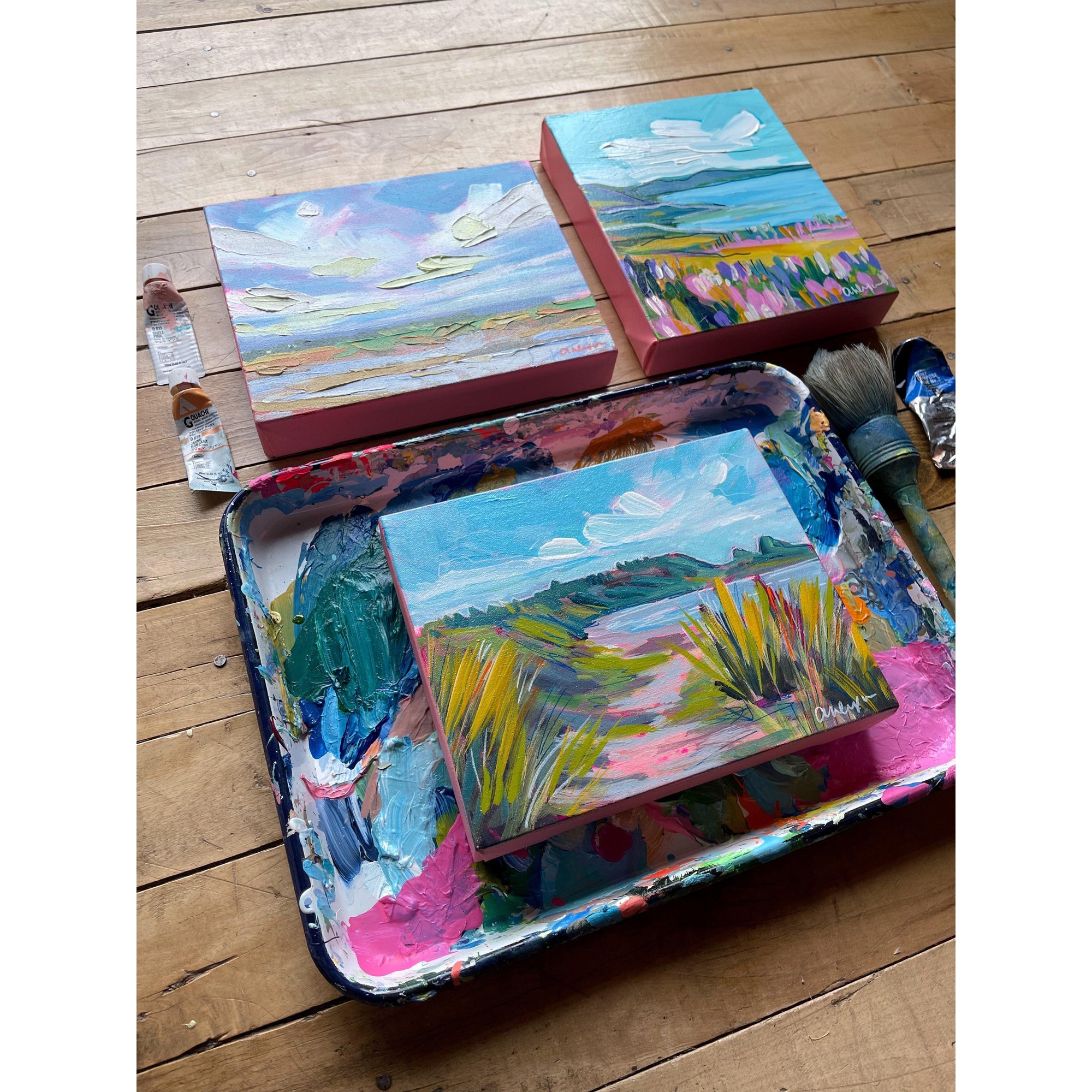 Vignettes 12 | Original Painting | 8x10-Amy Dixon Art + Design