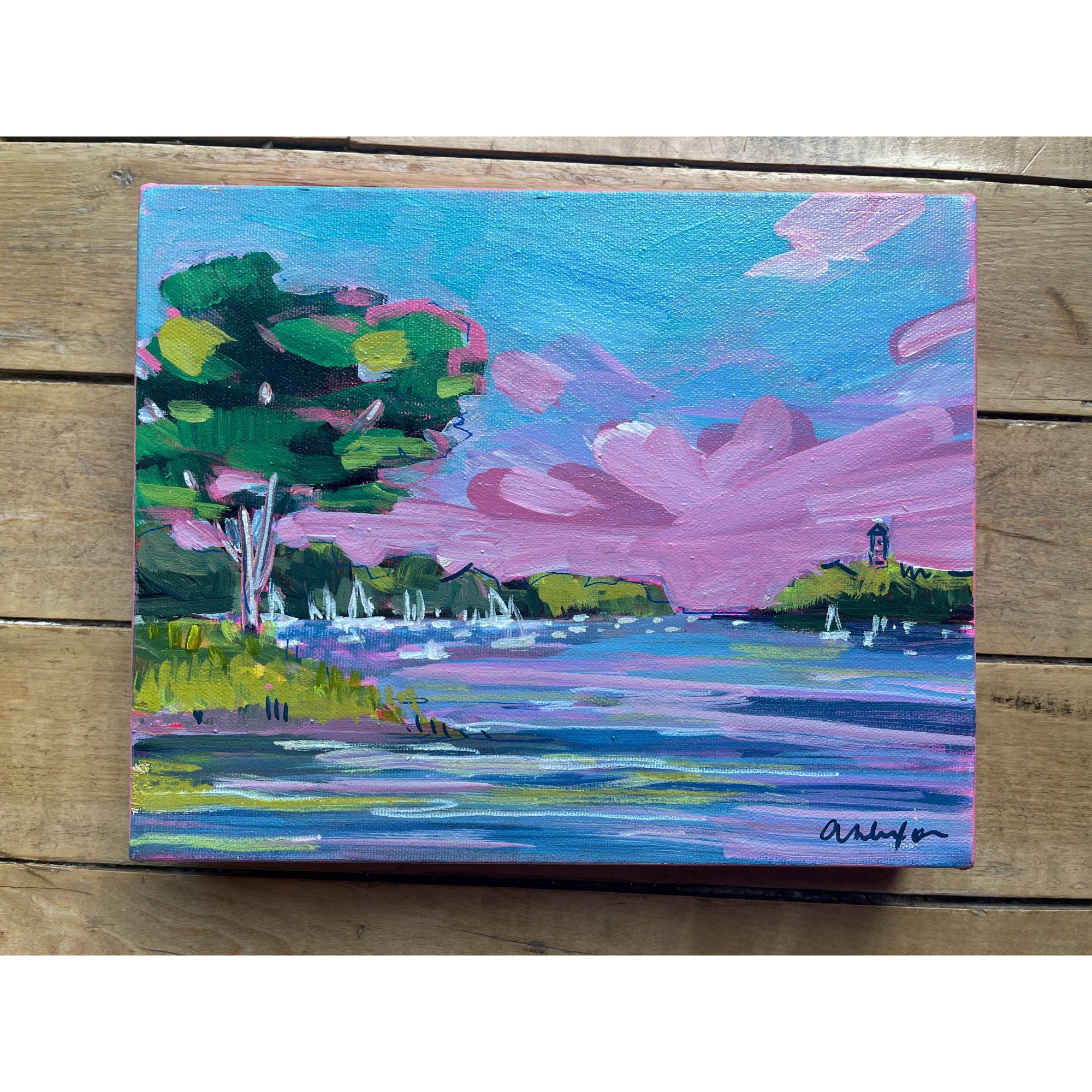 Vignettes 17 | Original Painting | 8x10-Amy Dixon Art + Design