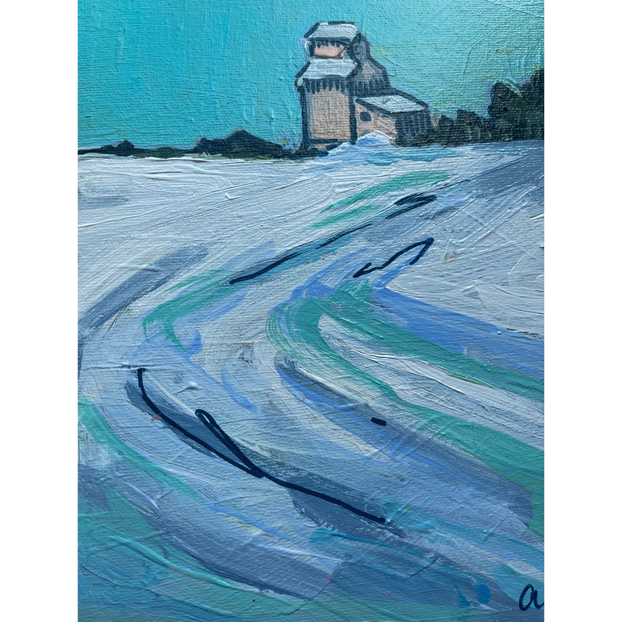 Vignettes 18 | Original Painting | 8x10-Amy Dixon Art + Design
