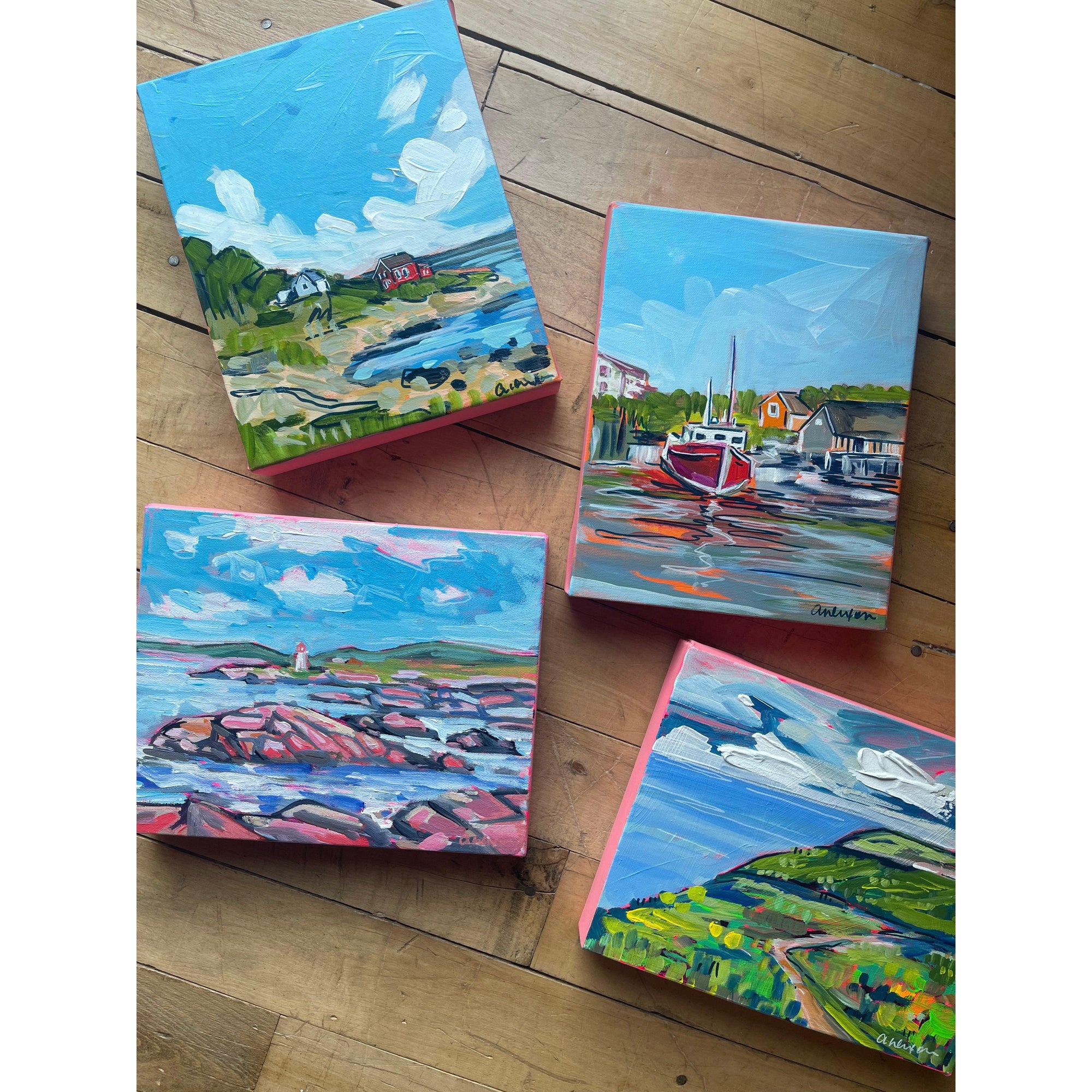 Vignettes 2 | Original Painting| 8x10-Amy Dixon Art + Design