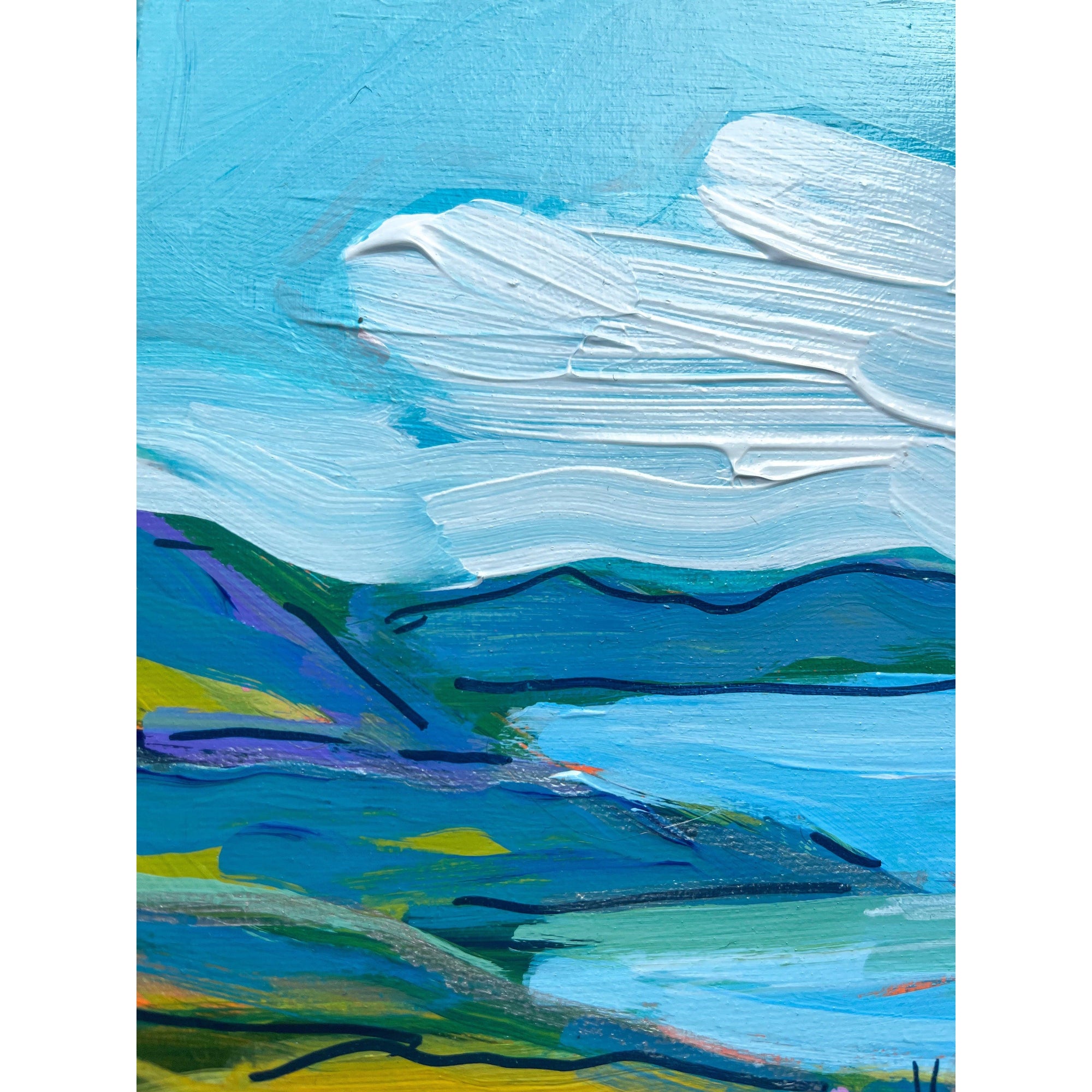 Vignettes 20 | Original Painting | 8x10-Amy Dixon Art + Design