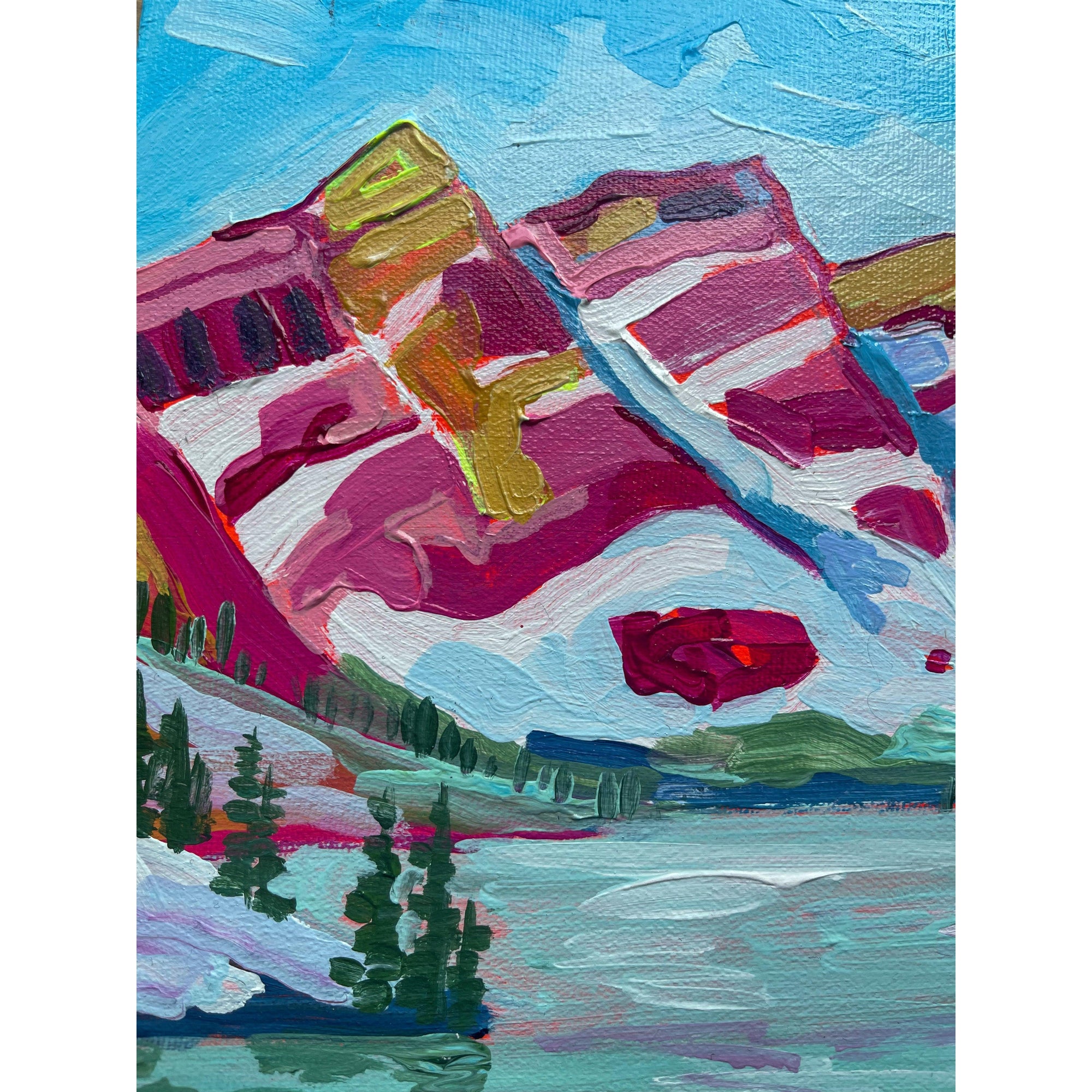 Vignettes 24 | Original Painting | 9x12-Amy Dixon Art + Design