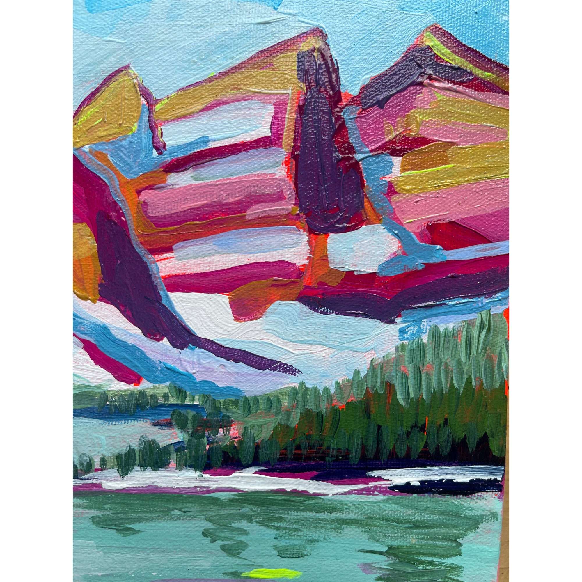 Vignettes 24 | Original Painting | 9x12-Amy Dixon Art + Design