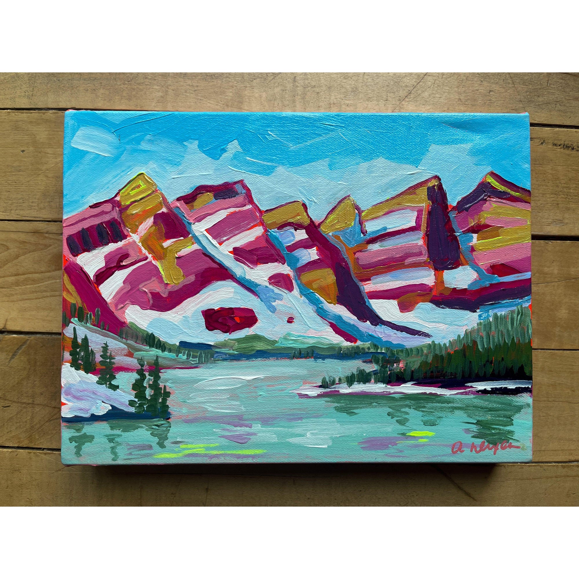 Vignettes 24 | Original Painting | 9x12-Amy Dixon Art + Design