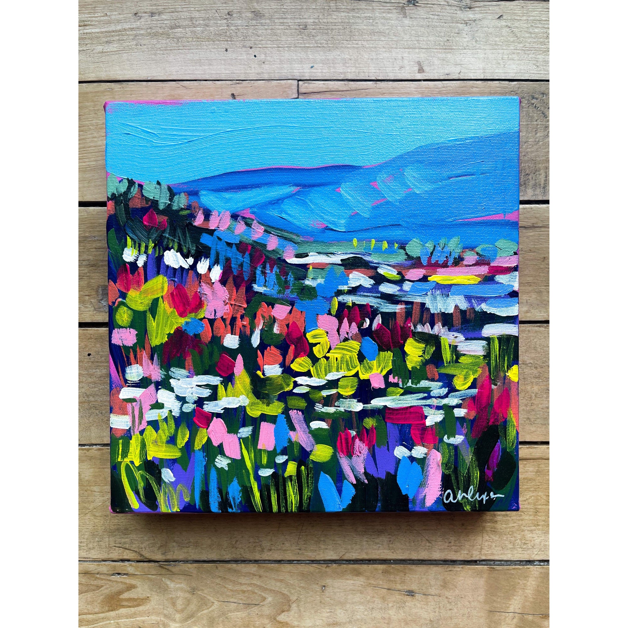 Vignettes 25 | Original Painting | 10x10-Amy Dixon Art + Design