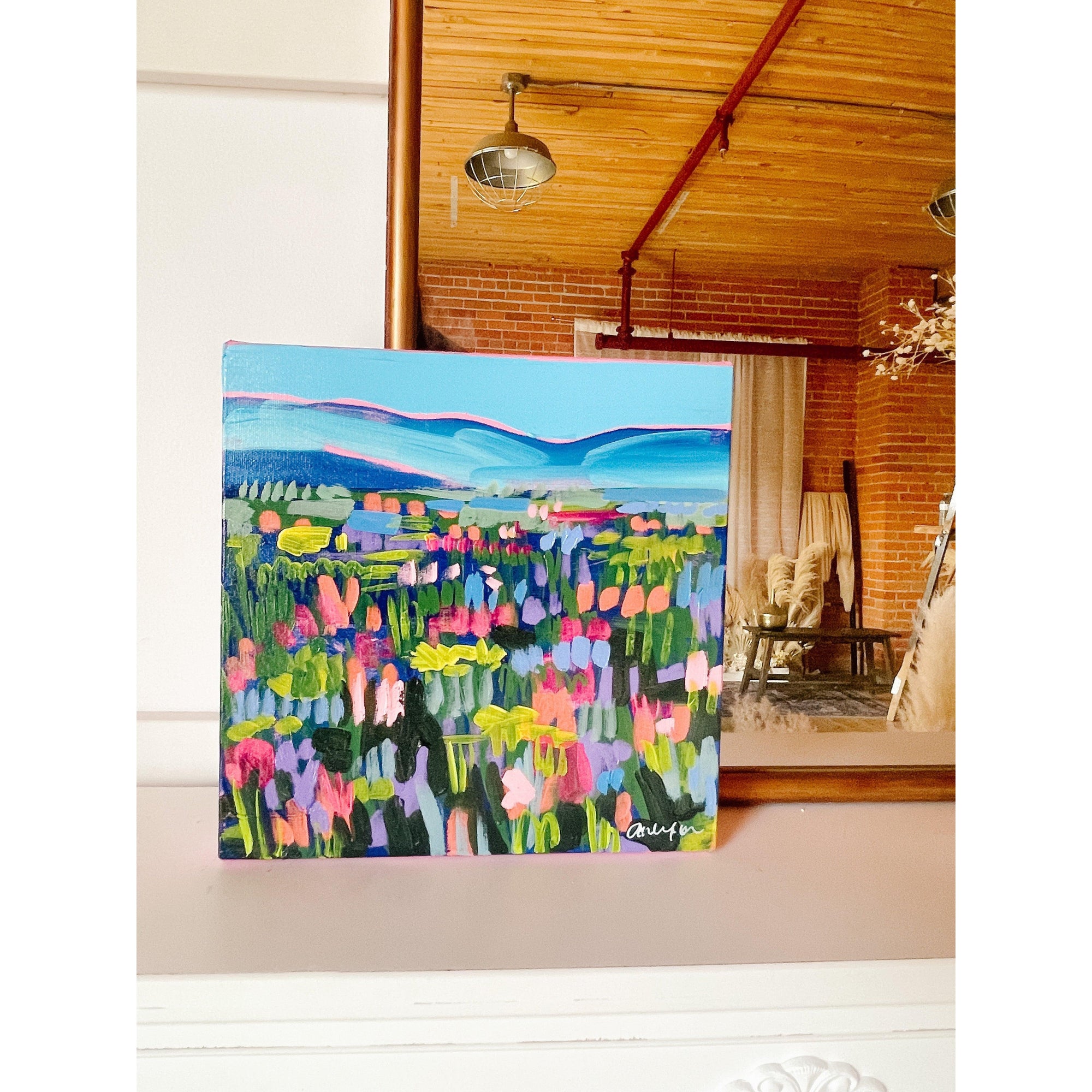 Vignettes 26 | Original Painting | 10x10-Amy Dixon Art + Design