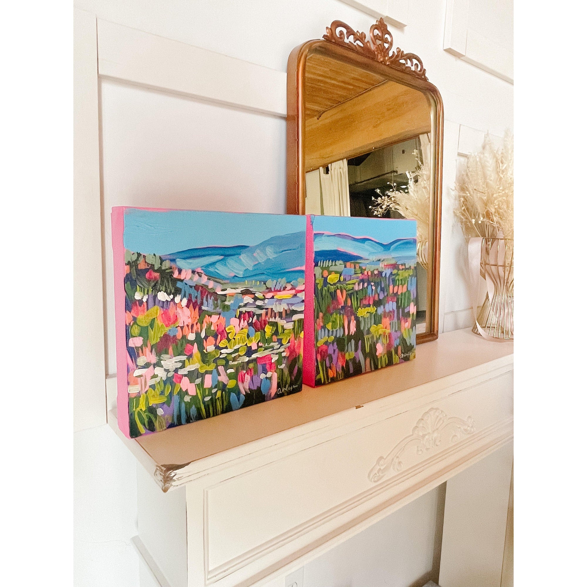 Vignettes 26 | Original Painting | 10x10-Amy Dixon Art + Design