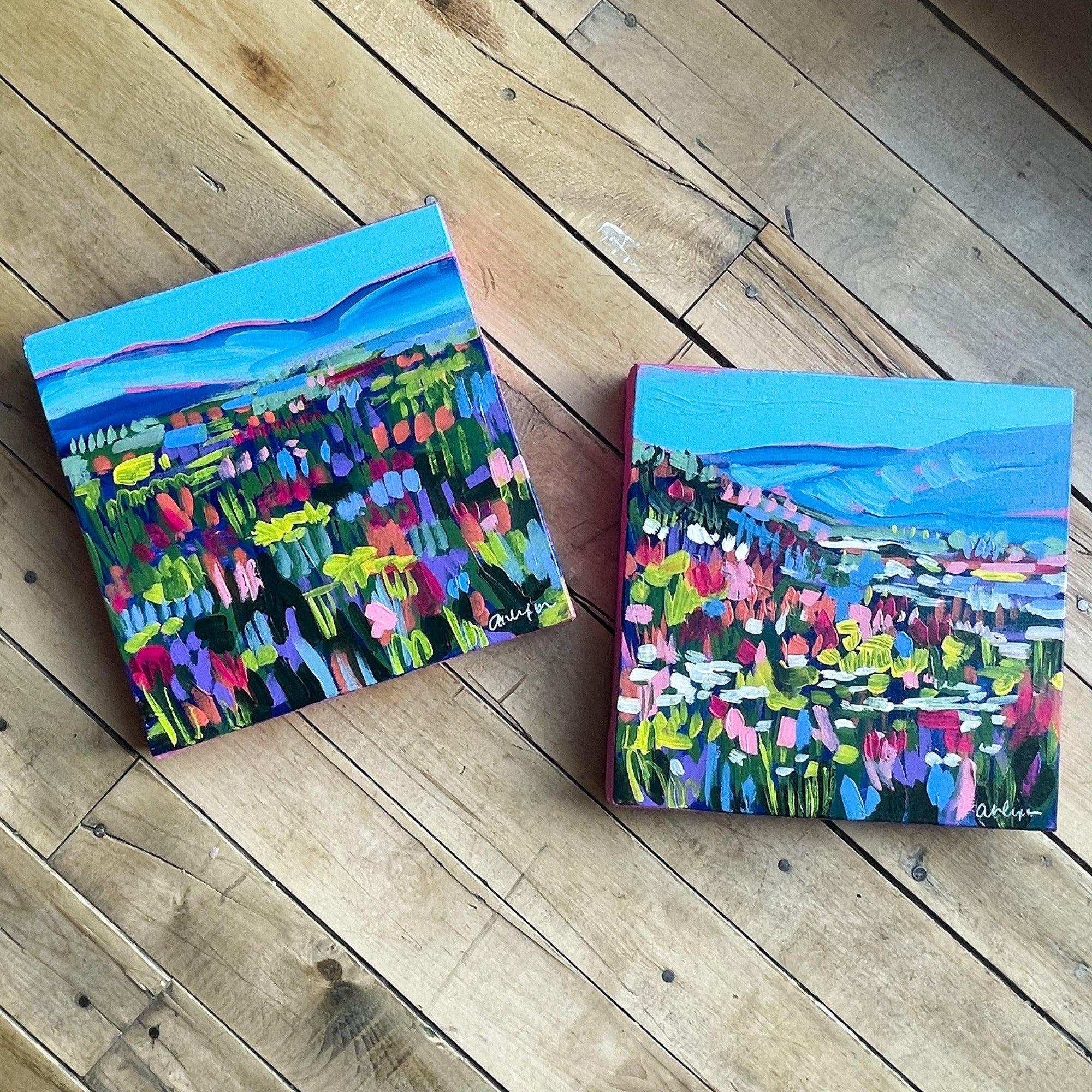 Vignettes 26 | Original Painting | 10x10-Amy Dixon Art + Design