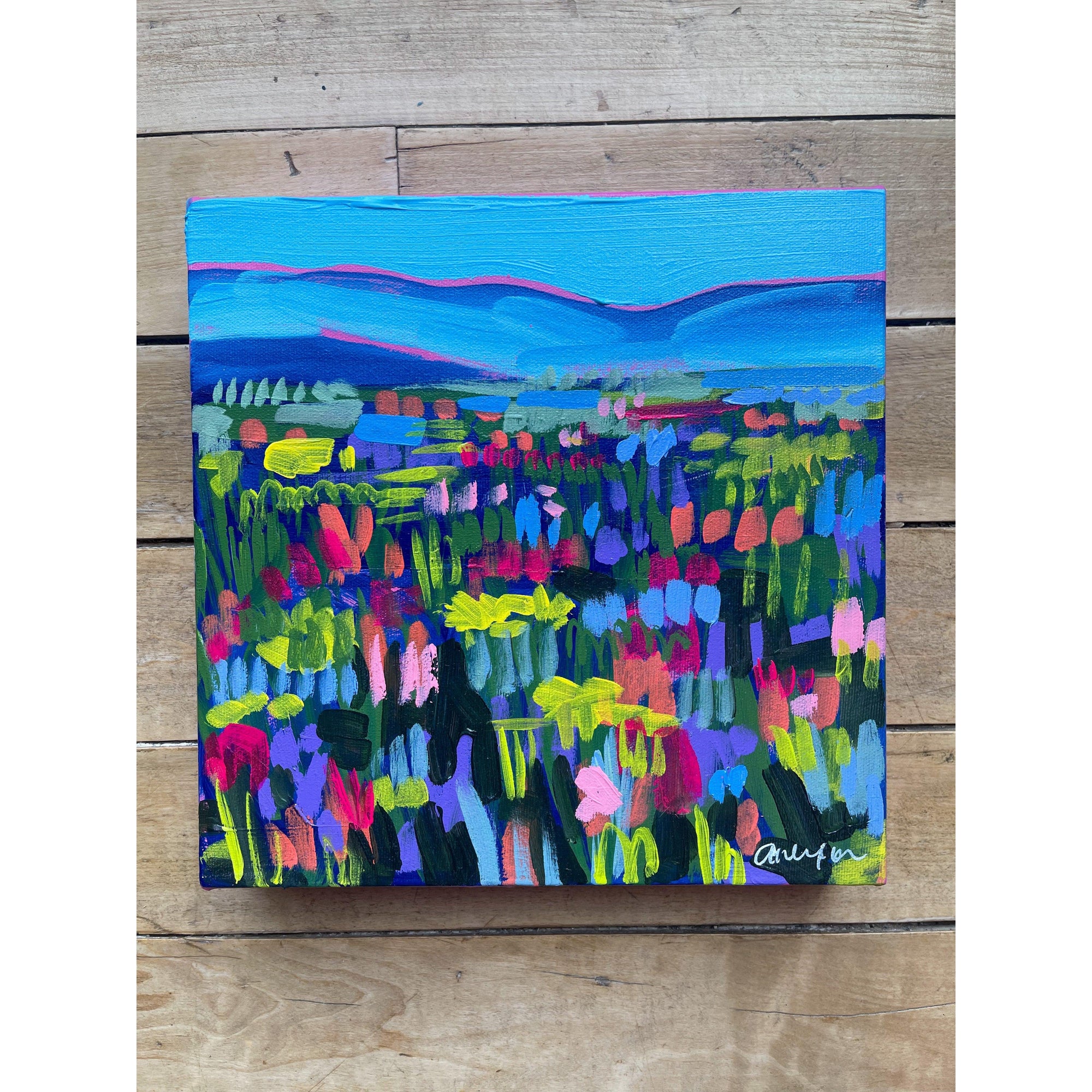 Vignettes 26 | Original Painting | 10x10-Amy Dixon Art + Design