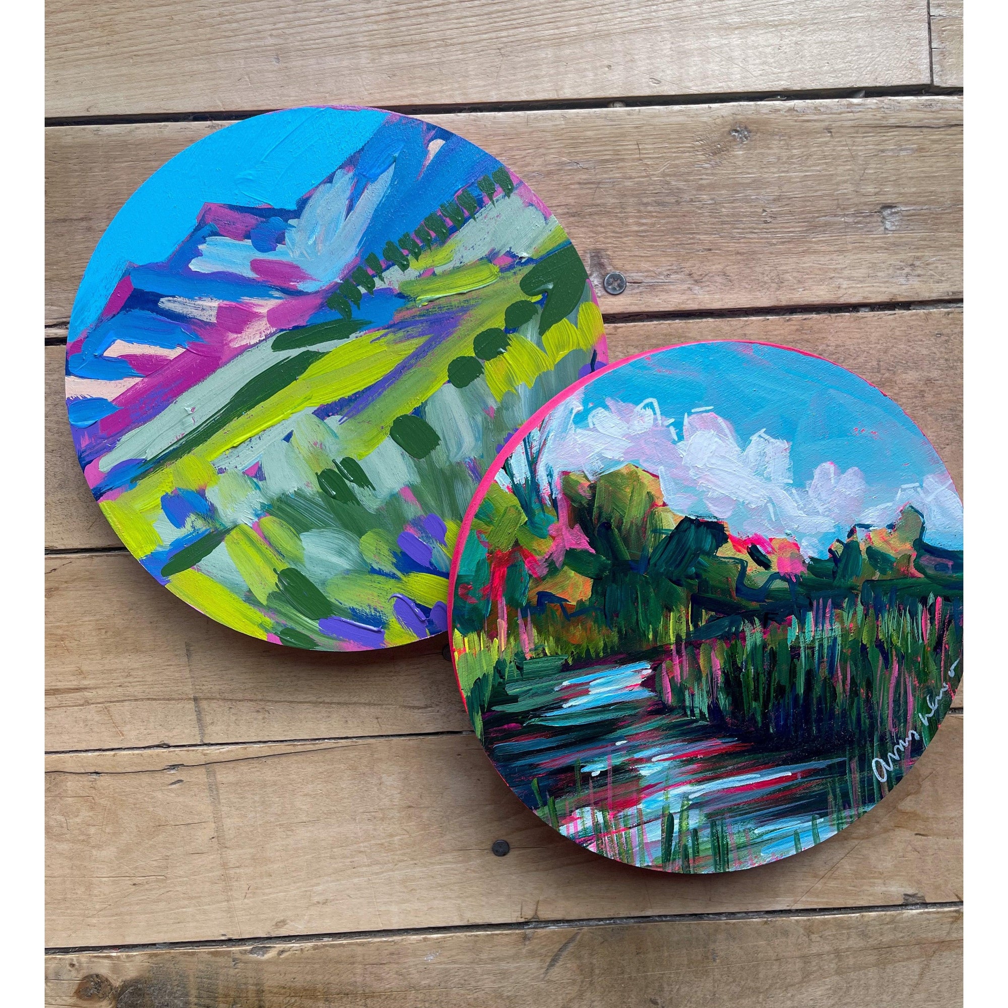 Vignettes 27 | Original Painting | 8”-Amy Dixon Art + Design