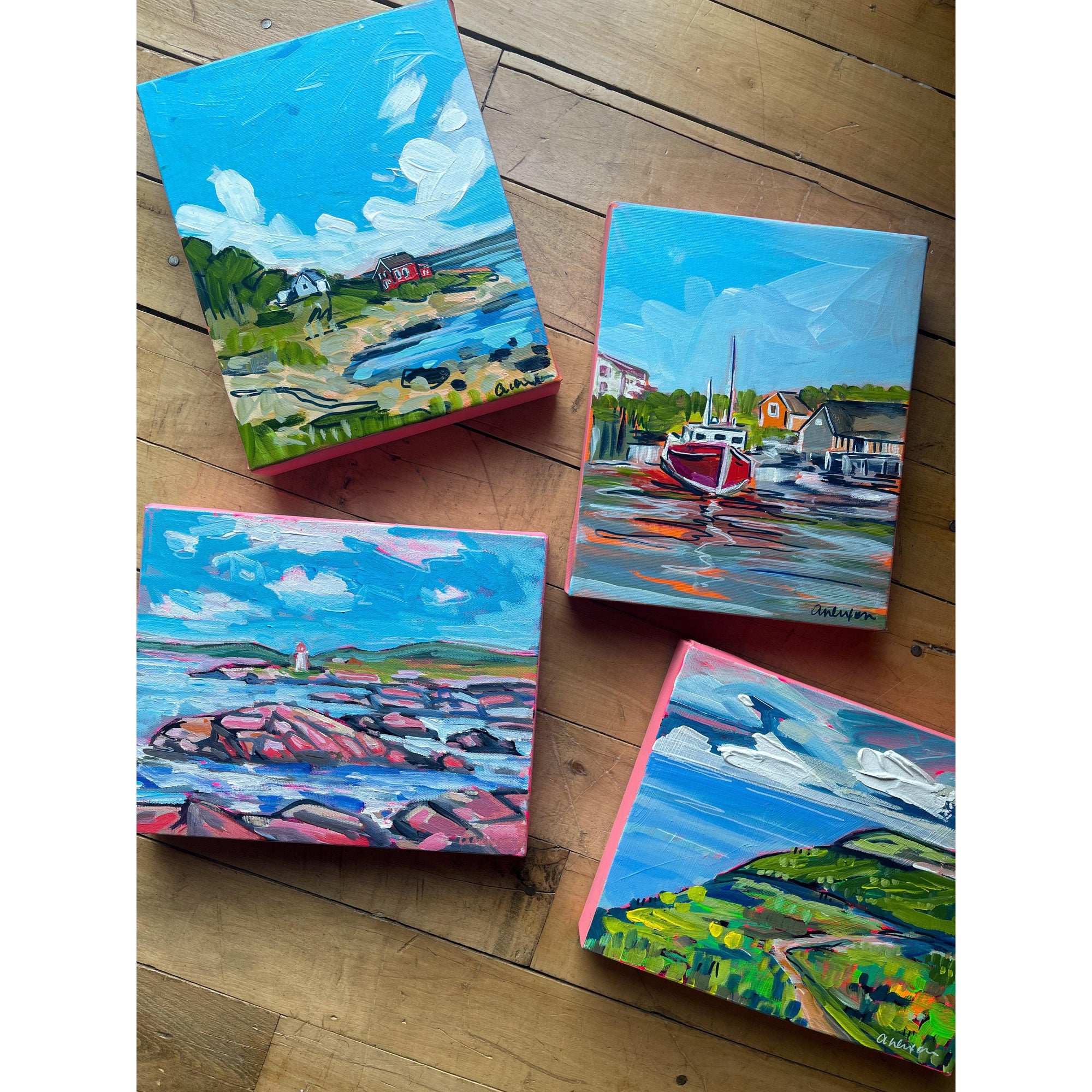 Vignettes 3 | Original Painting| 8x10-Amy Dixon Art + Design