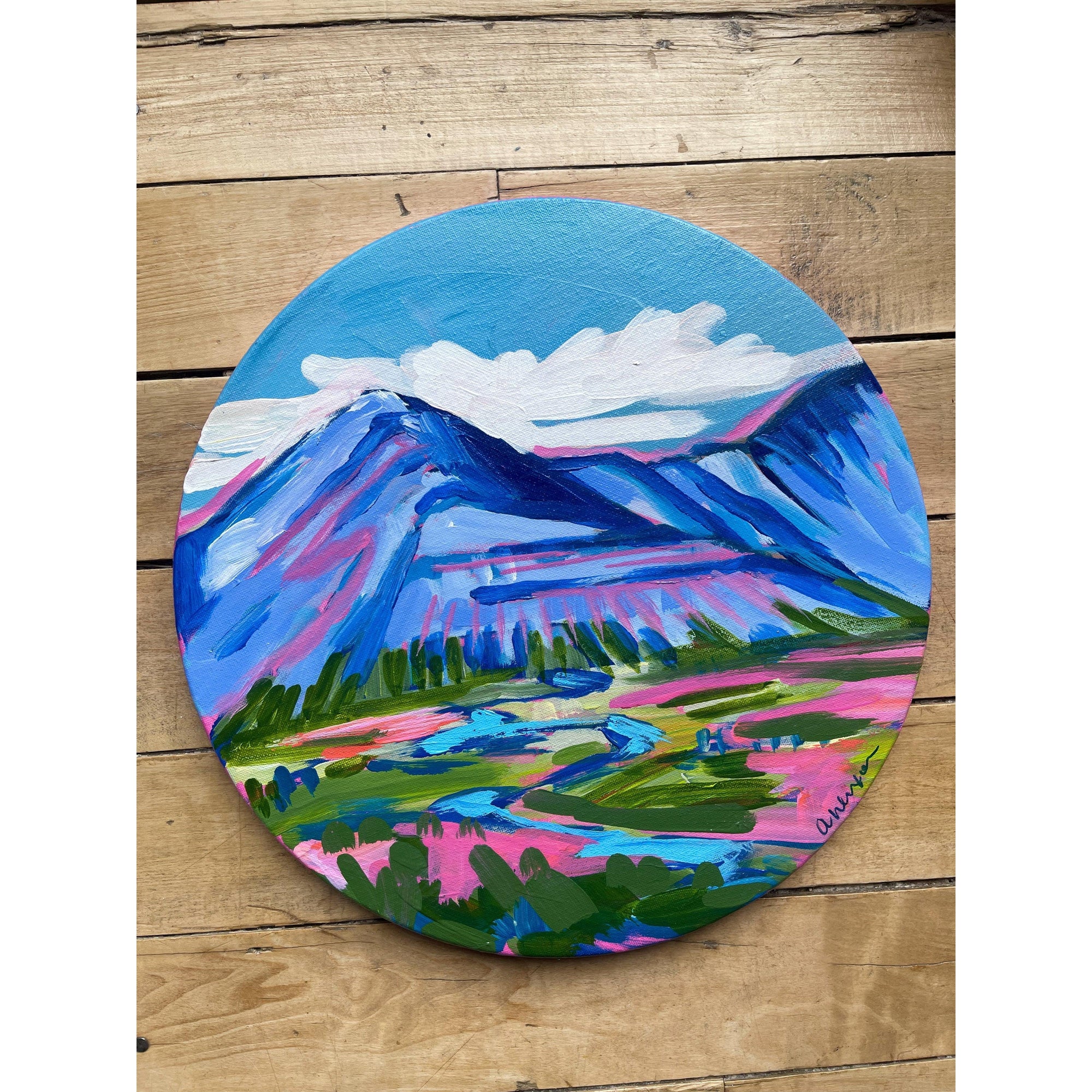 Vignettes 34 | Original Painting | 13”-Amy Dixon Art + Design