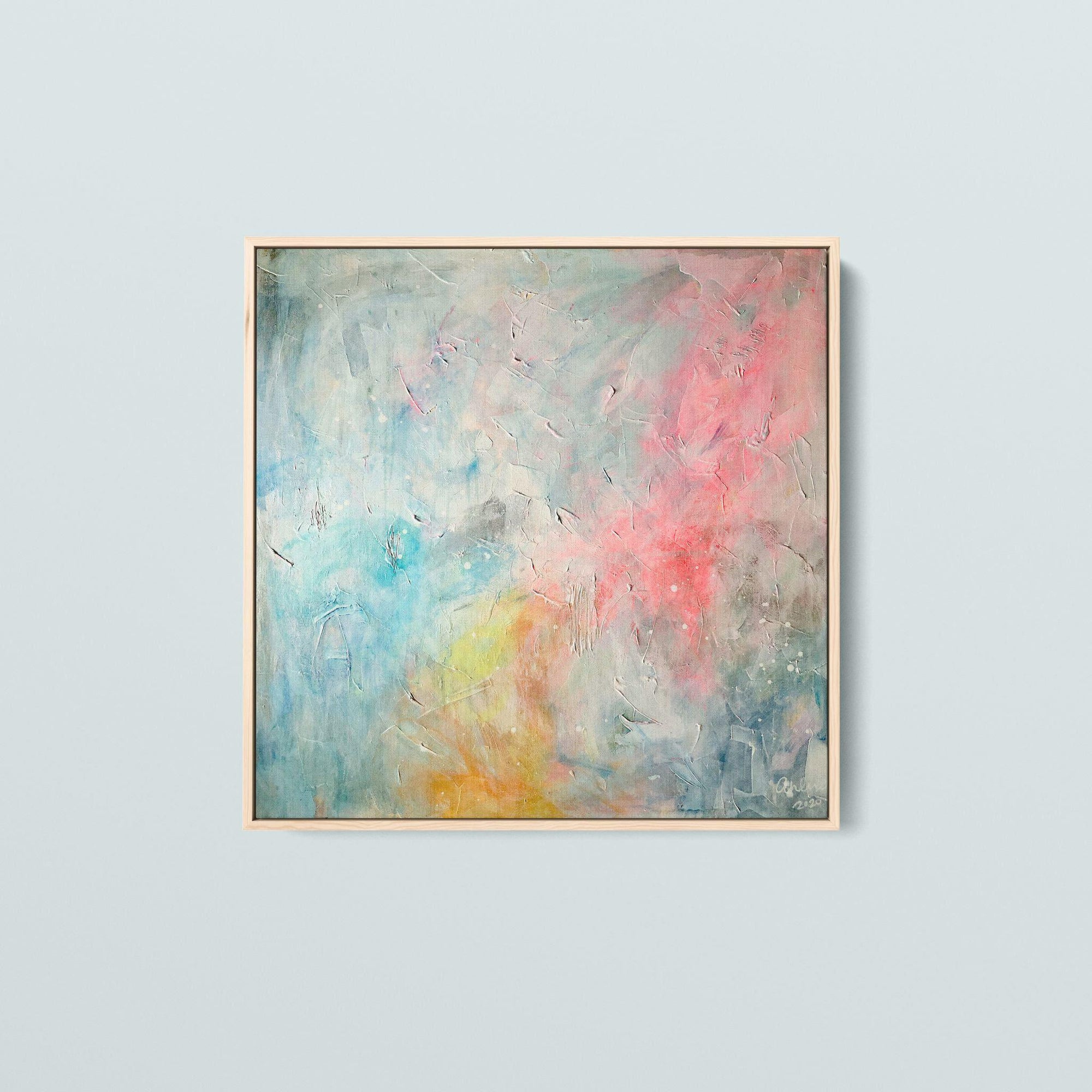 Edmonton Artist Amy Dixon Art Winter Light I, 30x30-Original Painting