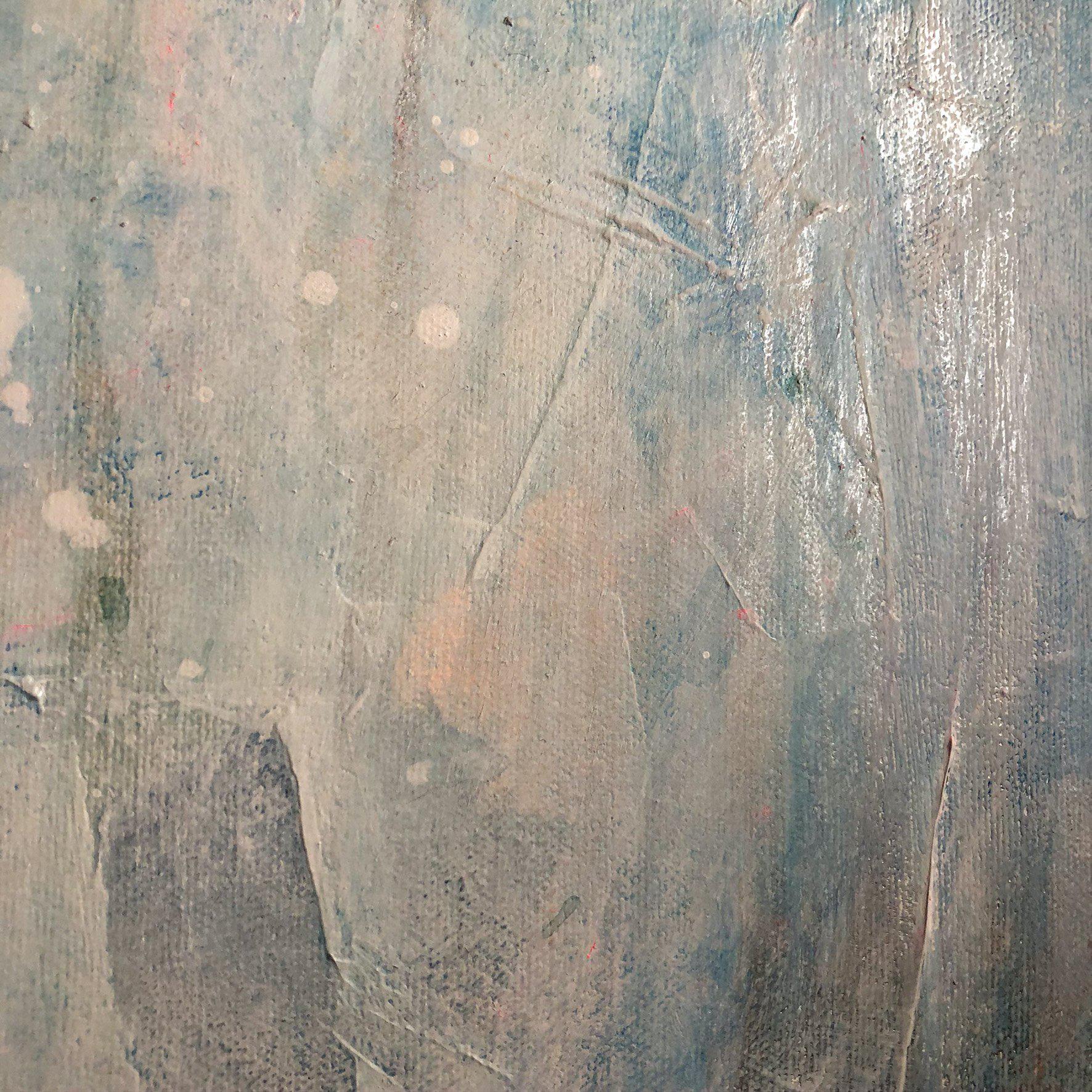 colourful abstract art winter light pink yellow amy dixon edmonton artist