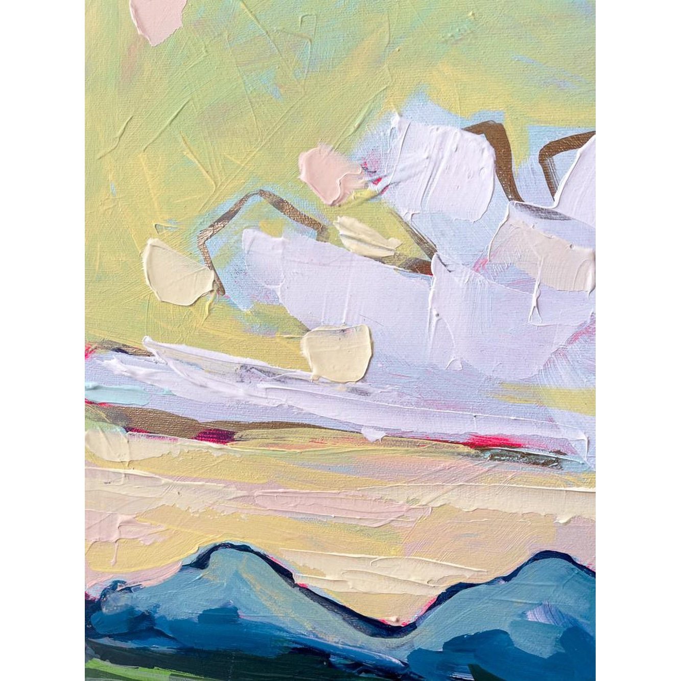 Yoho National Park | 22x28 | Acrylic on Canvas-Original Painting-Amy Dixon Art + Design