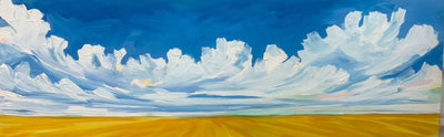 Bluebird Skies Original Painting, 24x72