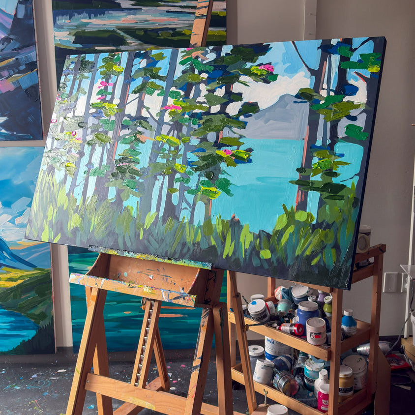 Edge of the Lake, 60x36