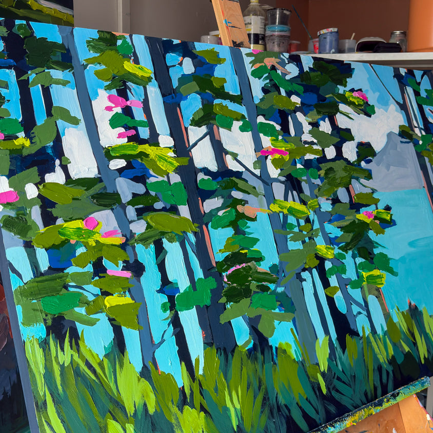 Edge of the Lake, 60x36