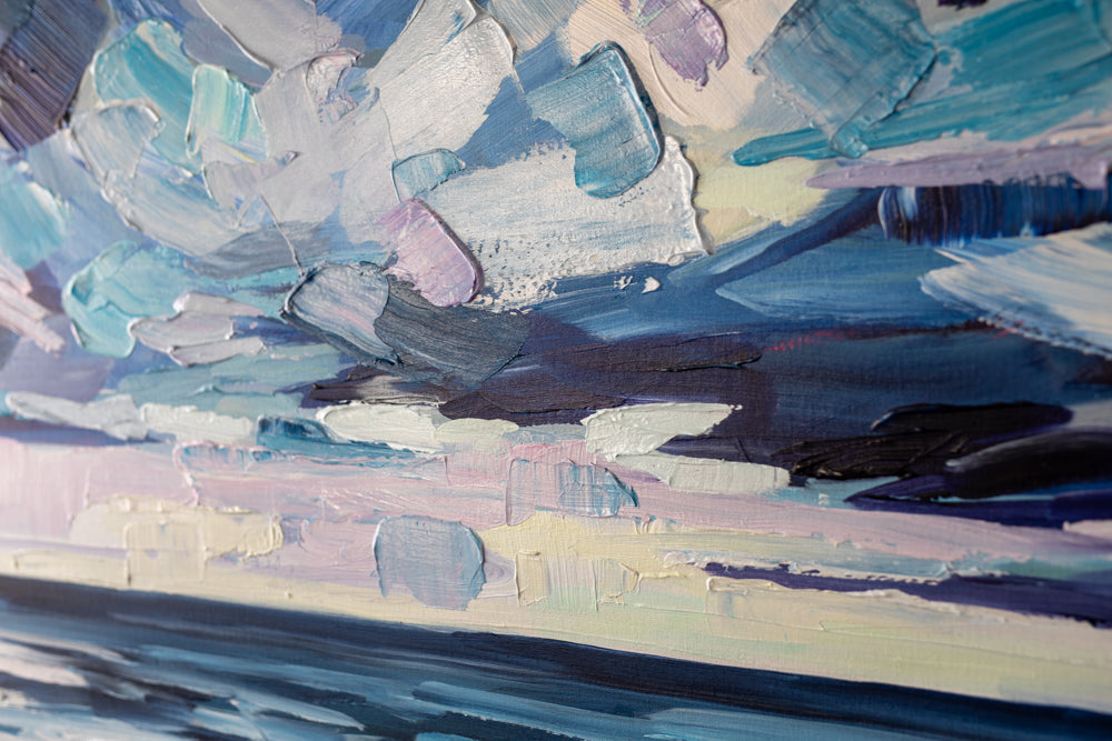 Into The Blue, 30x60 inches