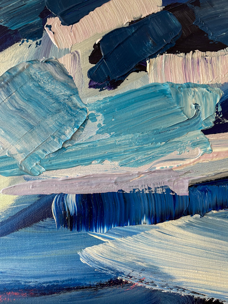 Into The Blue, 30x60 inches