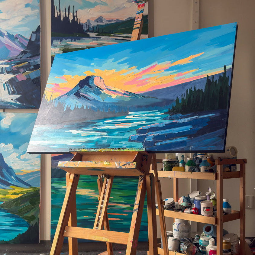 It Slows Here, 60x36