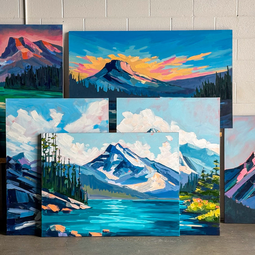It Slows Here, 60x36