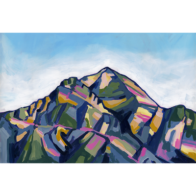 Lavender Mist + Pyramid Mountain | Fine Art Print Pairing