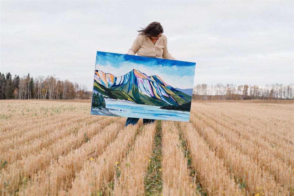 Medicine Lake, 36x60 inches