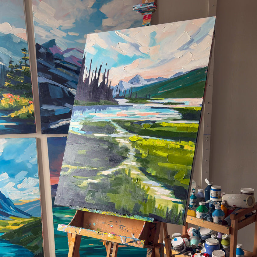 Mountain Meadow, 36x48