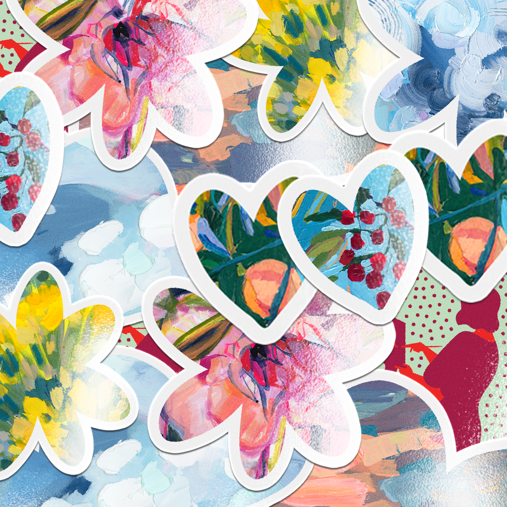 Stickers shown are for illustrative purposes and not indicative of final design.